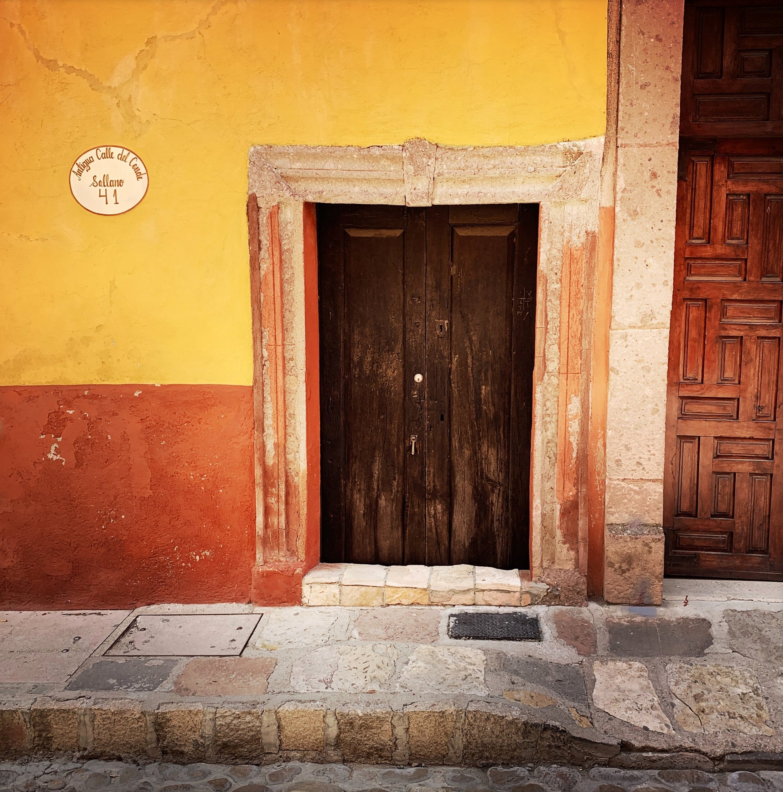 Susan Raines "Solano #41, San Miguel de Allende, Mexico" Archival Photograph Image Size - 11 x 11 inches Framed Size - 20 x 21 Click image to enlarge ⦿ Inquire