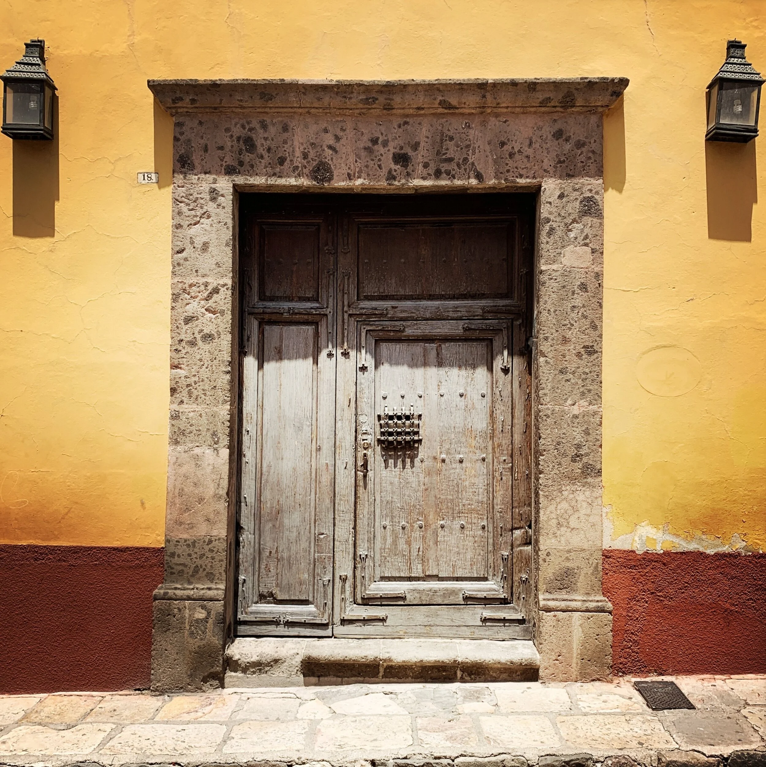 Susan Raines "#18, San Miguel de Allende, Mexico" Archival Photograph Image Size - 11 x 11 inches Framed Size - 20 x 21 inches Click image to enlarge ⦿ Inquire
