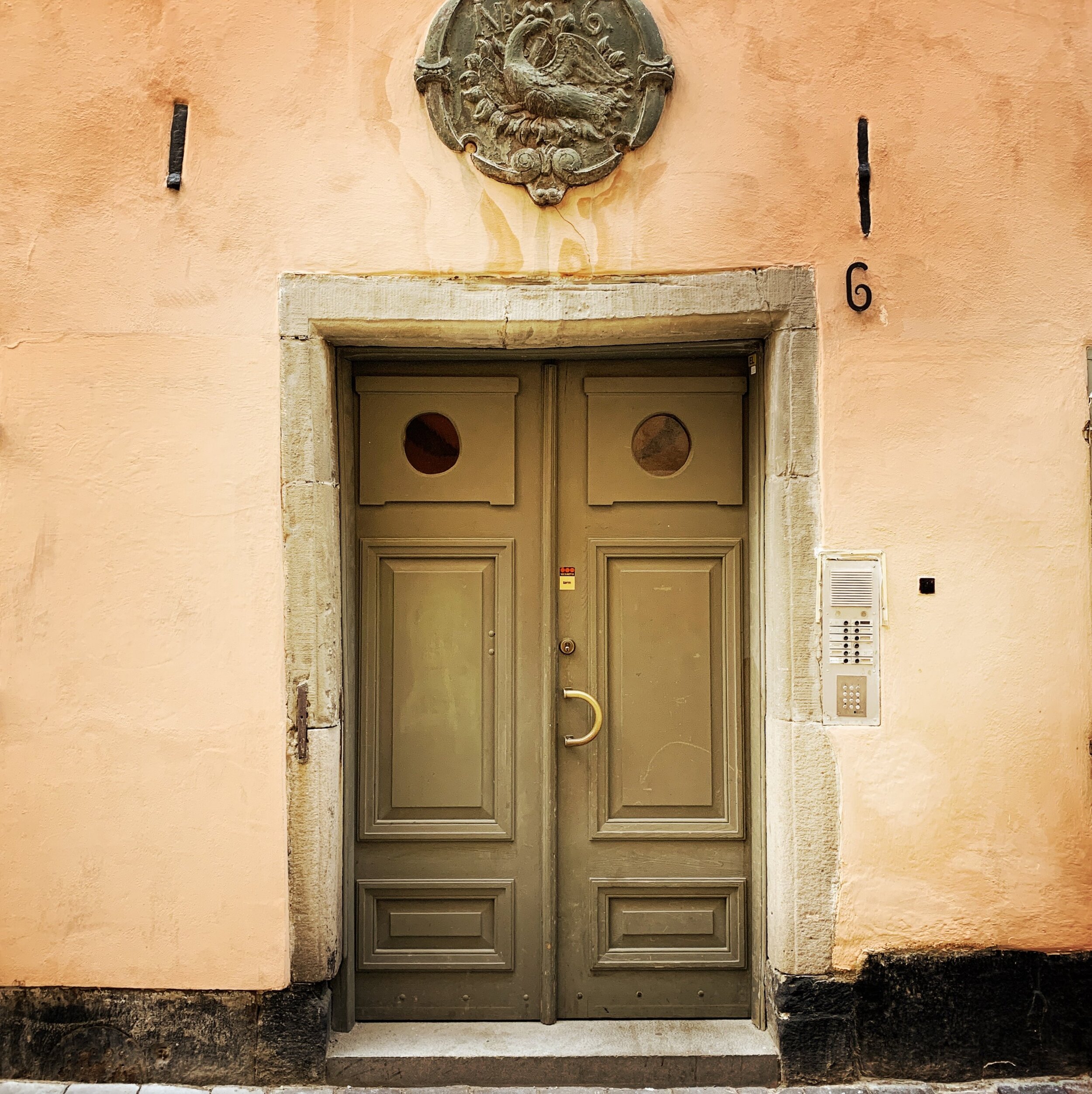 Susan Raines "#6, Stockholm" Archival Photograph Image Size - 11 x 11 inches Framed Size - 20 x 21 inches Click image to enlarge ⦿ Inquire