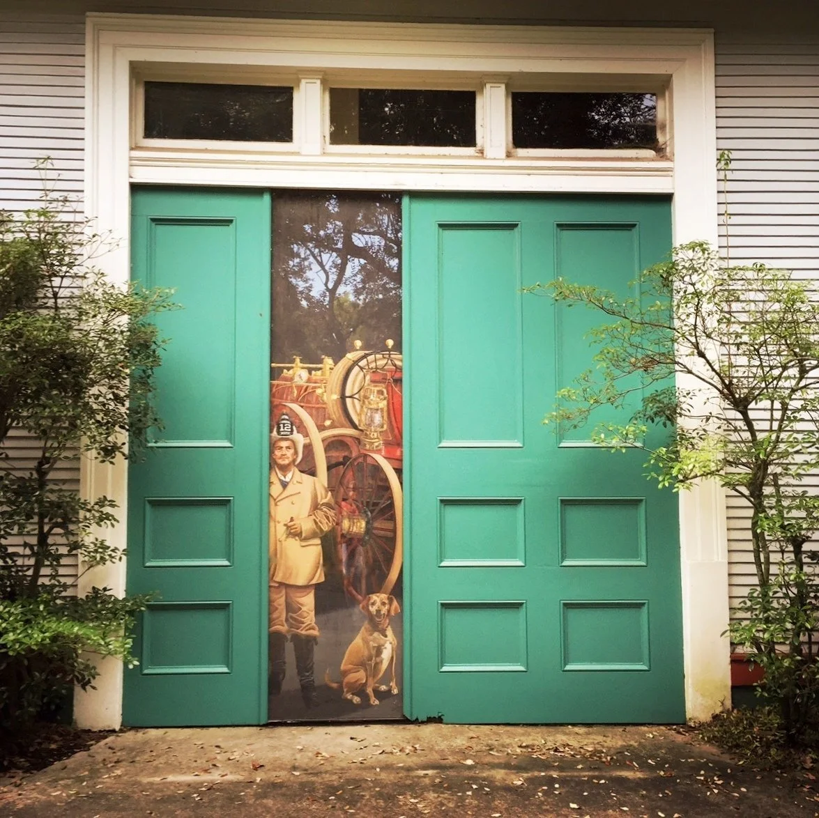 Susan Raines "Firehouse, New Orleans" Archival Photograph Image Size - 11 x 11 inches Framed Size - 20 x 21 inches Click image to enlarge ⦿ Inquire