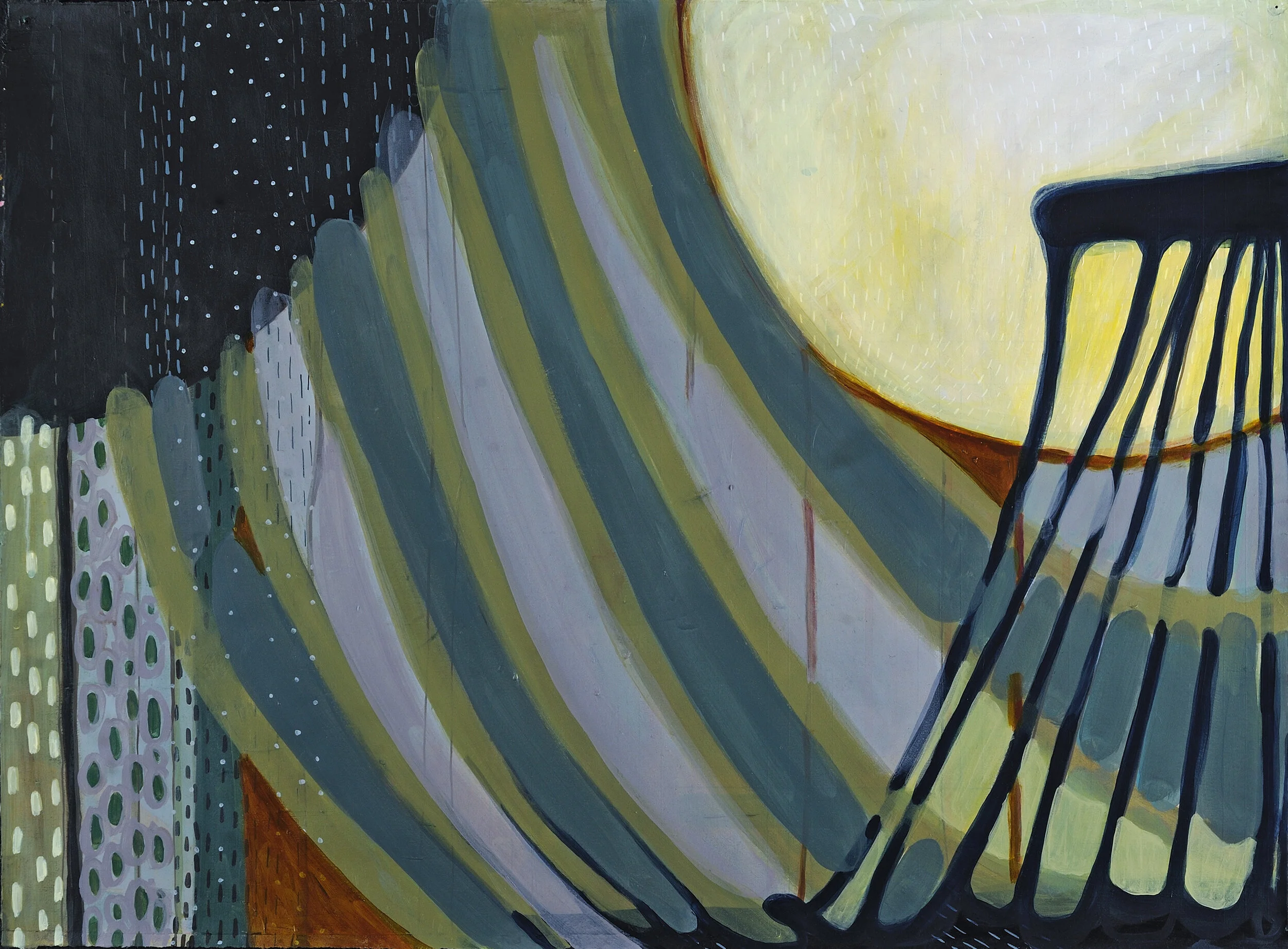 Wolf Moon Kimberley Bursic Collograph, acrylic on paper 22 x 30 in. Click image to enlarge ⦿ Inquire