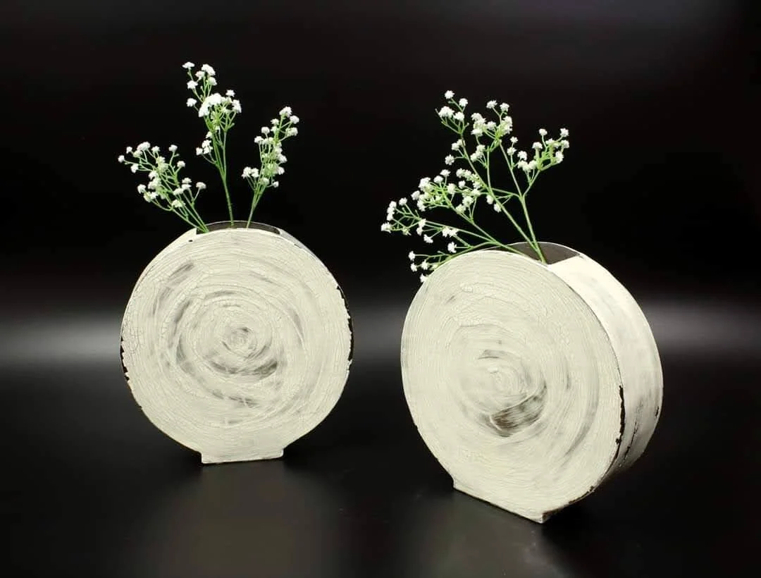 White Roses J. S. Herbert Stoneware and glaze 9 1/2 x 9 1/4 x 2 3/4 in. Click image to enlarge ⦿ Inquire