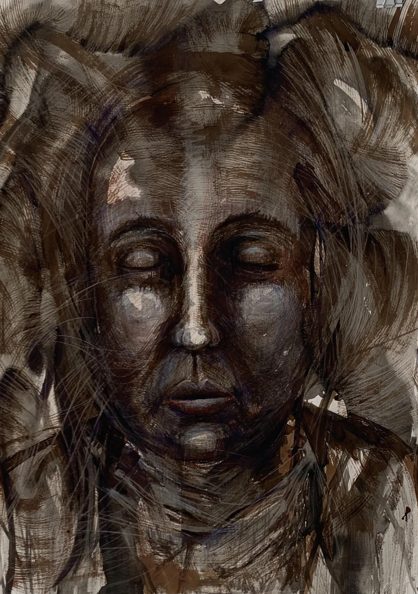 La Vecina Irene Pantelis Ink and color pencil on paper 29 x 38 in. (22 x 30 in. unframed) Click image to enlarge ⦿ Inquire