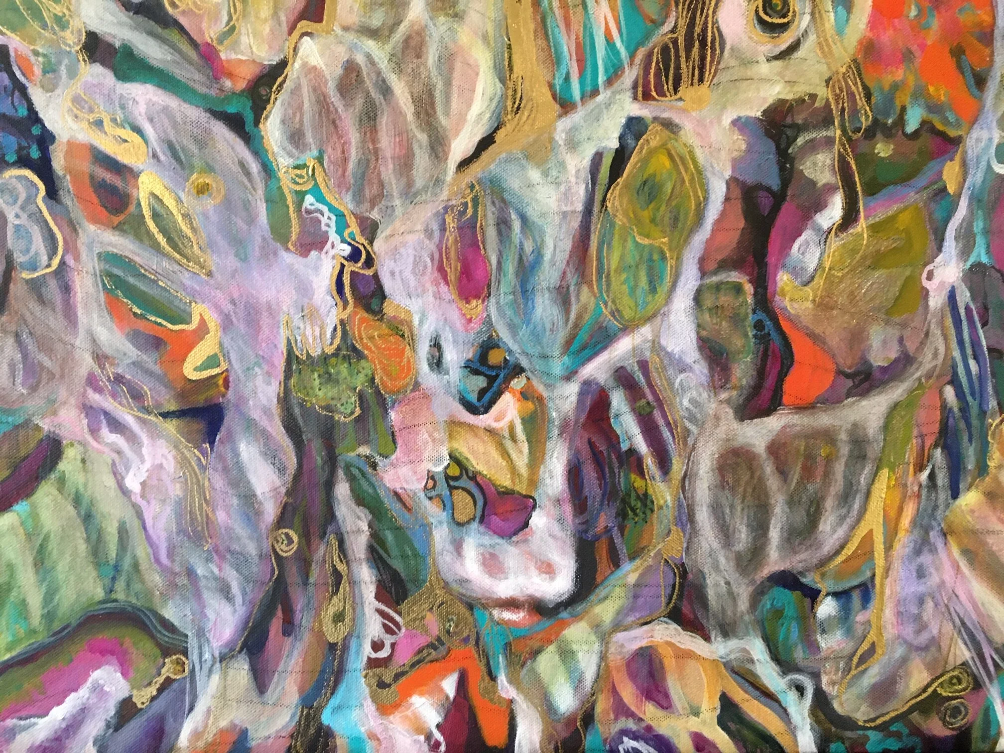 Plastic Sea Lois Kampinsky Oil on canvas 16 x 20 in. Click image to enlarge ⦿ Inquire