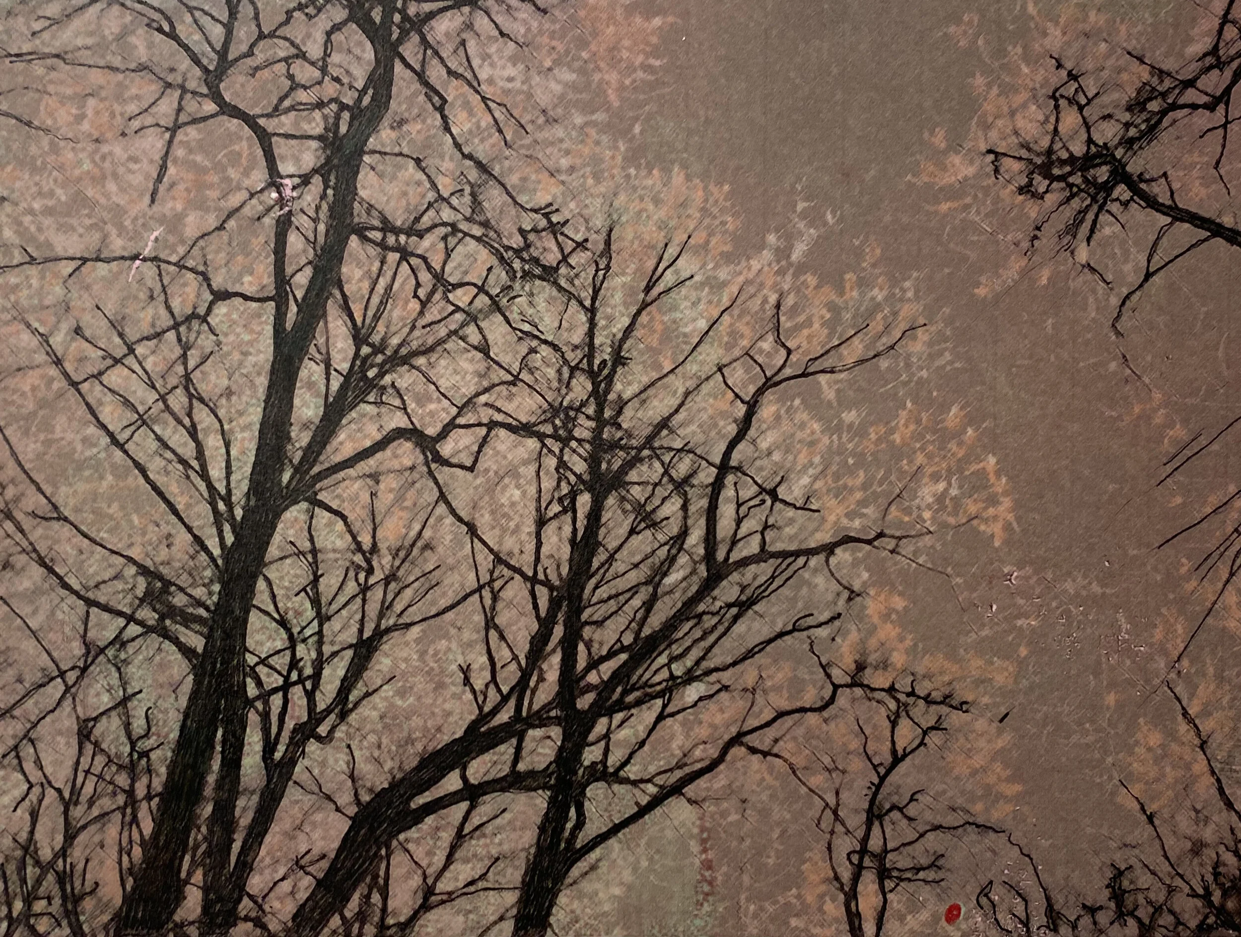 Blossoms in the Fog Harriet Lesser Mixed media on paper 8 x 10 in. Click image to enlarge ⦿ Inquire