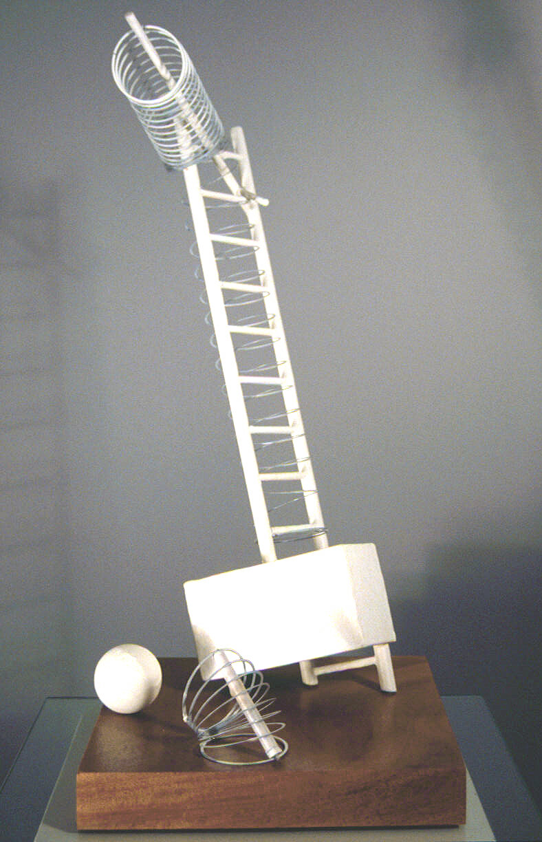 Self-Destructing or Constructing Object Langley Spurlock Encaustic, Mahogany, Poplar and Steel 12" wide x 27" high x 12" deep Click image to enlarge ⦿ Inquire