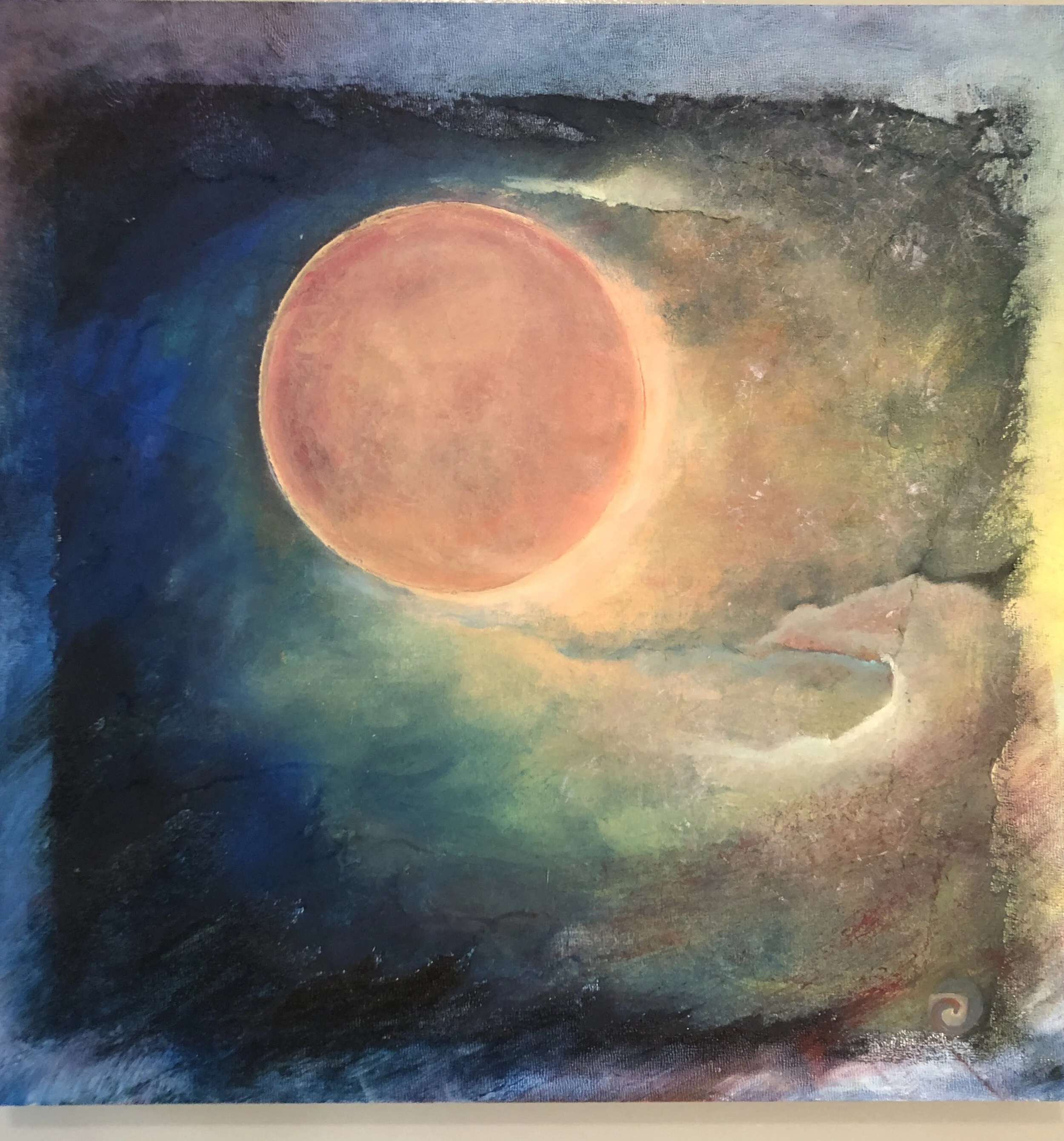 Harvest Moon Carolee Jakes Mixed Media 18 x 18 in. Click image to enlarge ⦿ Inquire