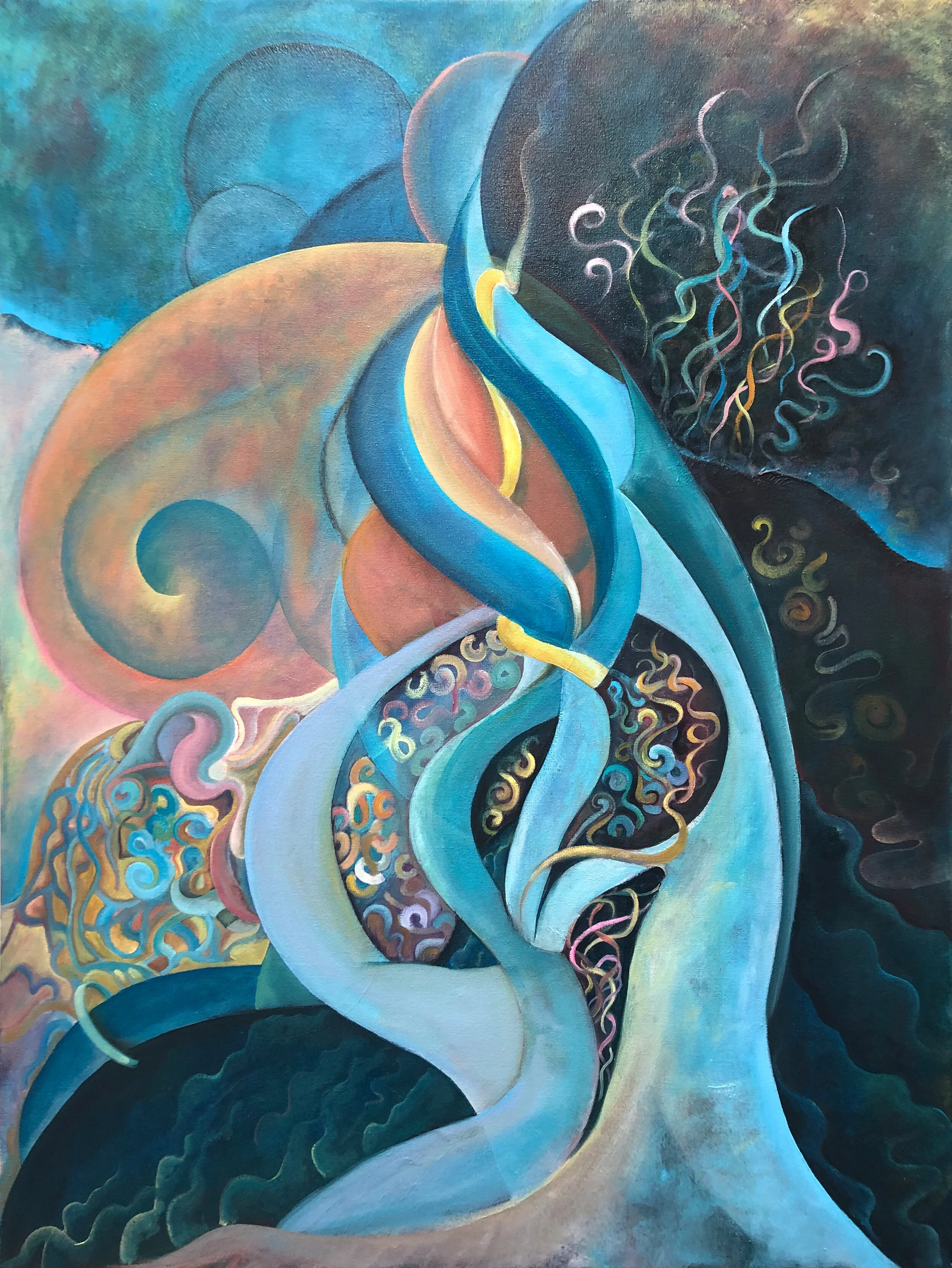 The Dance Carolee Jakes Oil on canvas 30 x 40 in. Click image to enlarge ⦿ Inquire