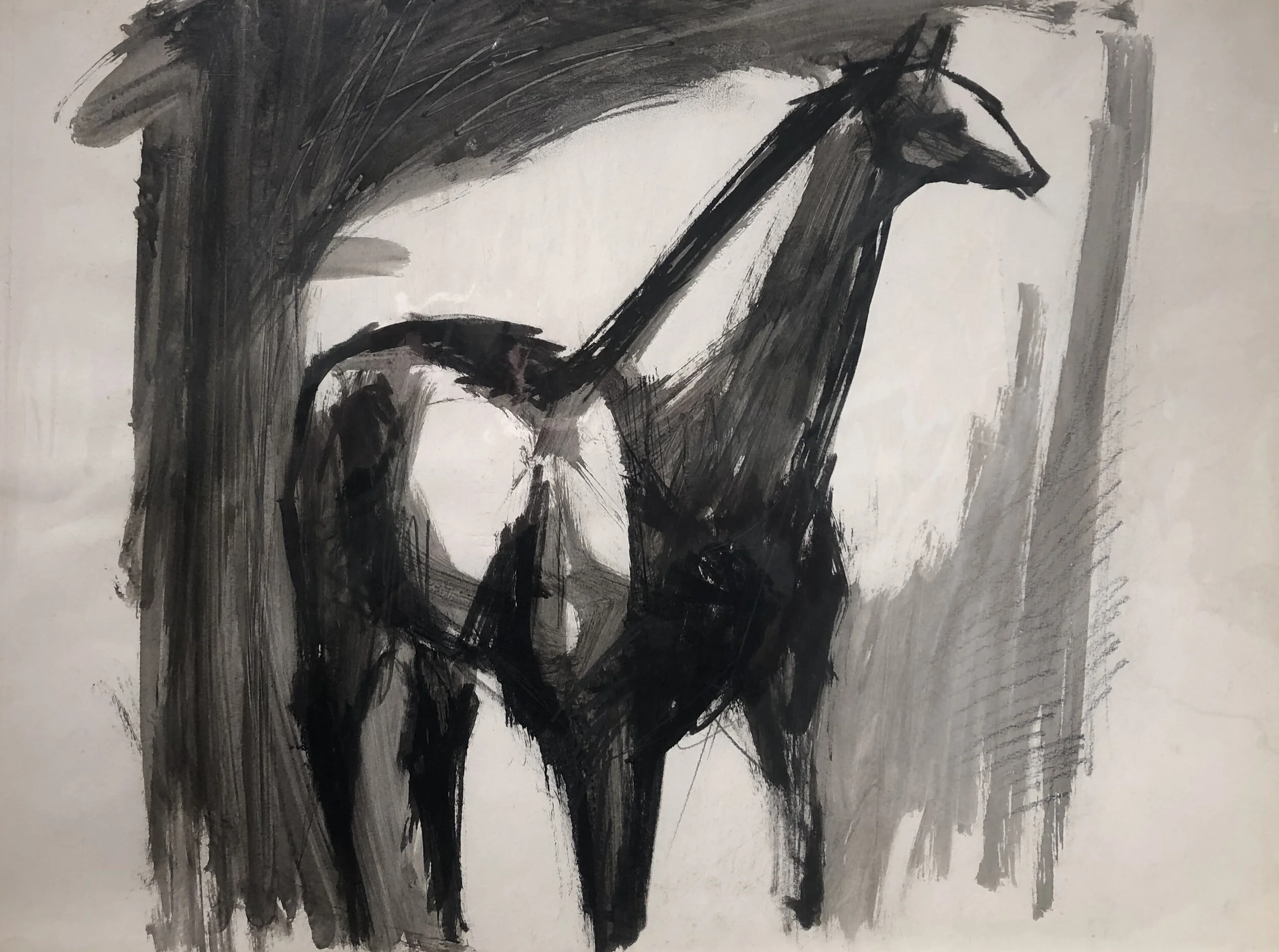 Untitled (Horse) Jennie Lea Knight Ink on paper Click image to enlarge ⦿ Inquire