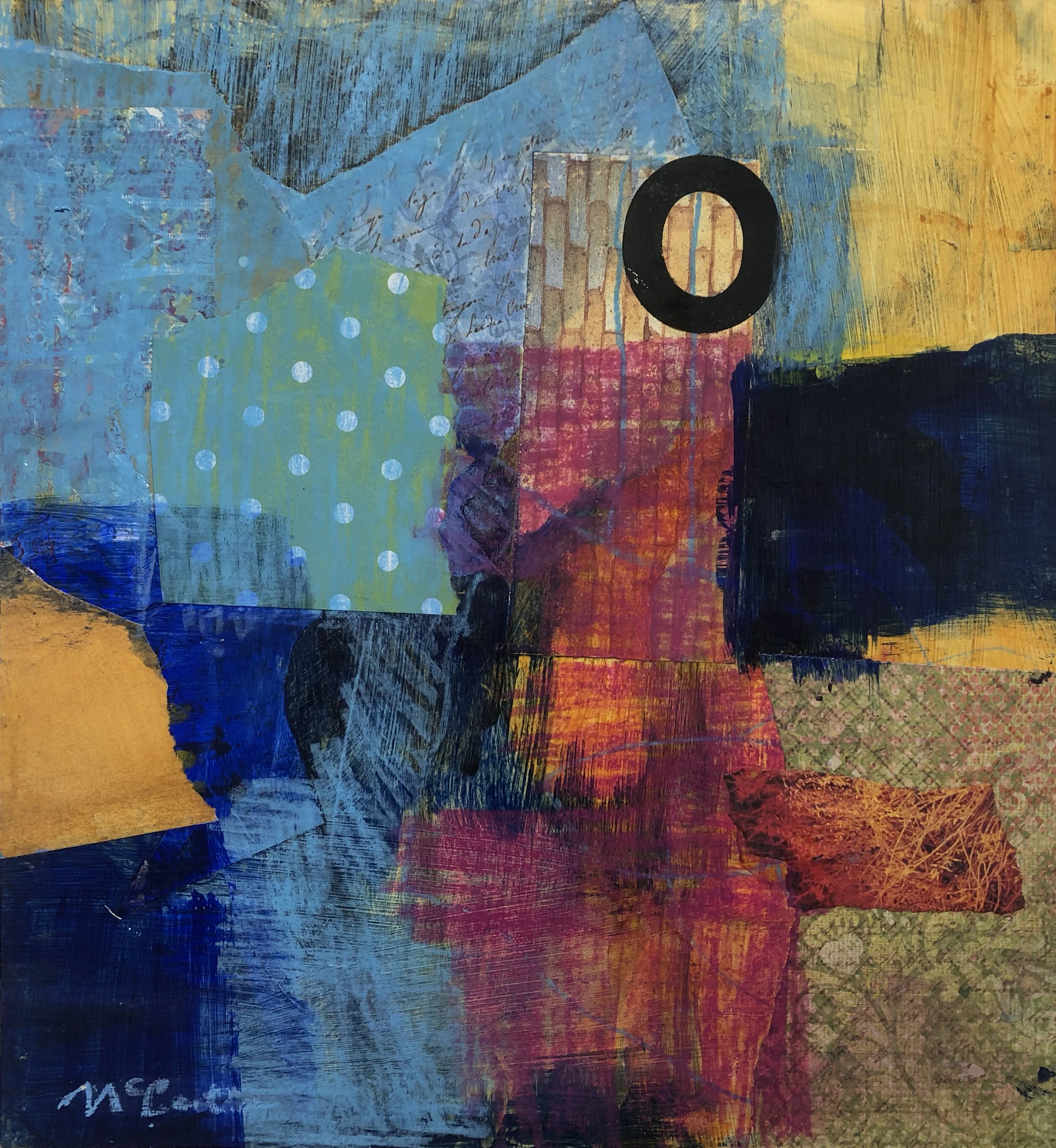 Like Cheap Calico Joyce McCarten Acrylic and collage Click image to enlarge ⦿ Inquire