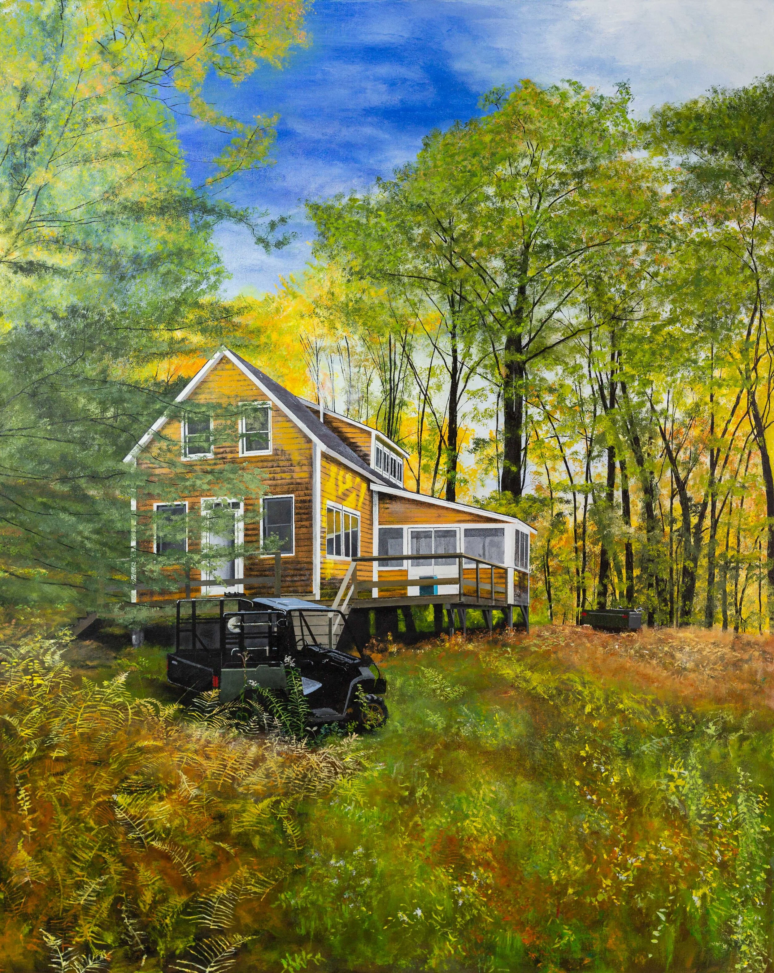At Lee’s (New Hampshire) Thierry Guillemin Acrylic on&nbsp;canvas 60 x 48 in. Click image to enlarge ⦿ Inquire