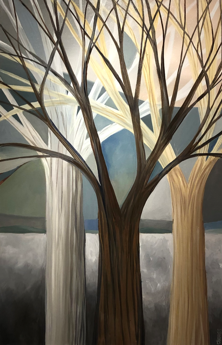 Connected Cheryl Ann Bearss Acrylic on canvas 36 x 24 in. Click image to enlarge ⦿ Inquire