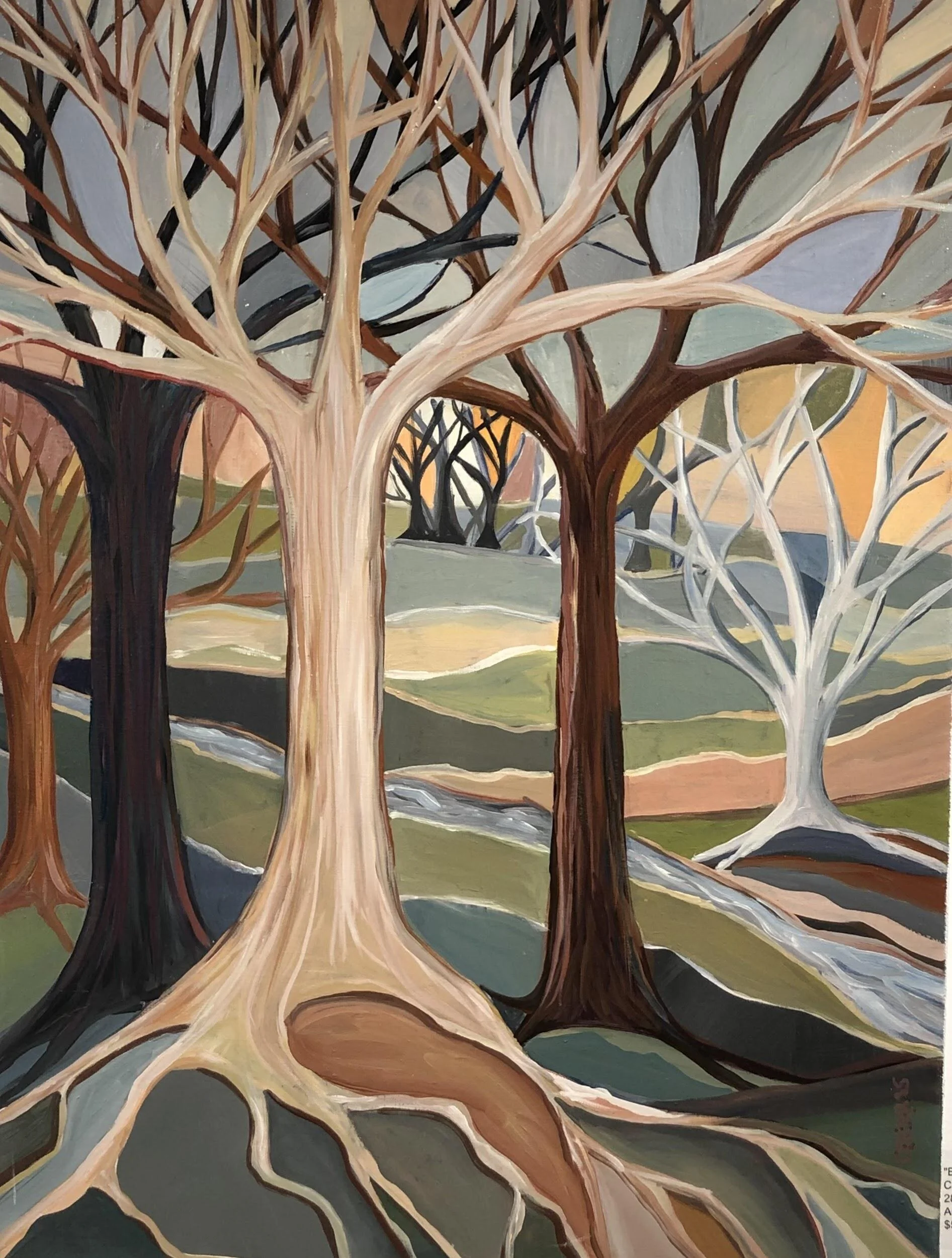 Blue River Cheryl Ann Bearss Acrylic on canvas 28 x 22 in. Click image to enlarge ⦿ Inquire