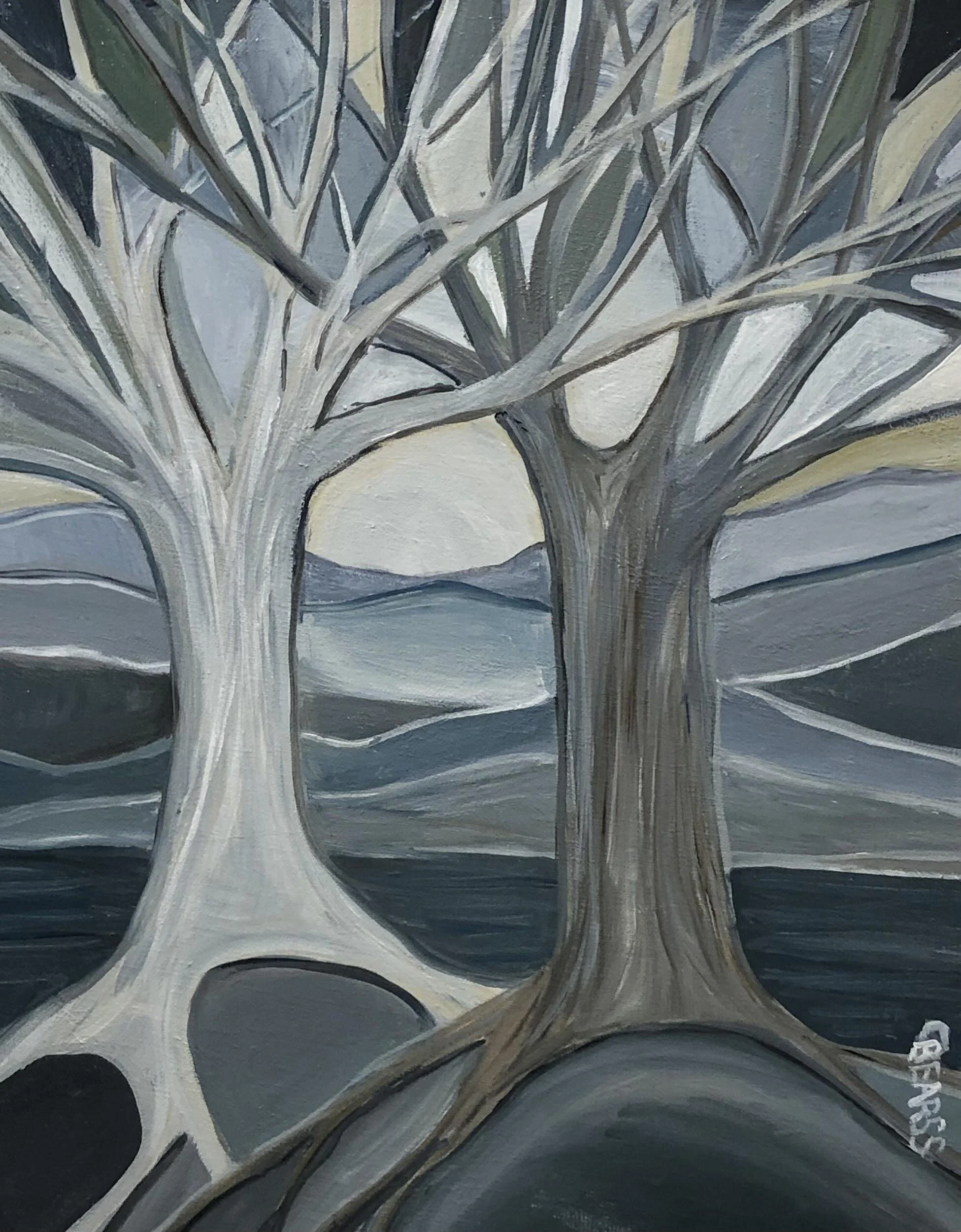 The Conversation Cheryl Ann Bearss Oil on canvas 14 x 11 in. Click image to enlarge ⦿ Inquire