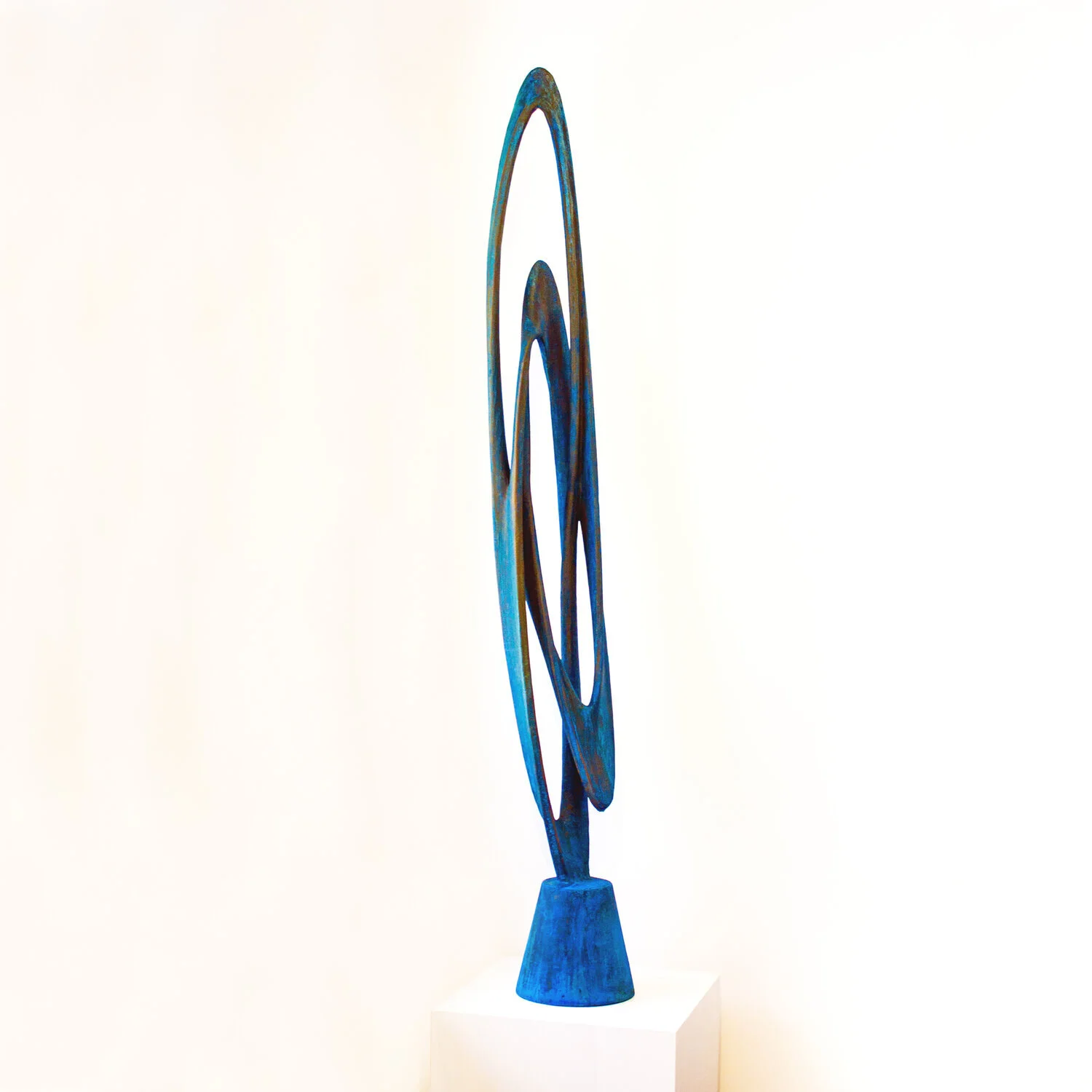 The Blue Bird Davide Prete 2020 3D Printed Silica Sand Infiltrated with&nbsp; Epoxy and Bronze 10 x 12 x 80 in. Click image to enlarge ⦿ Inquire