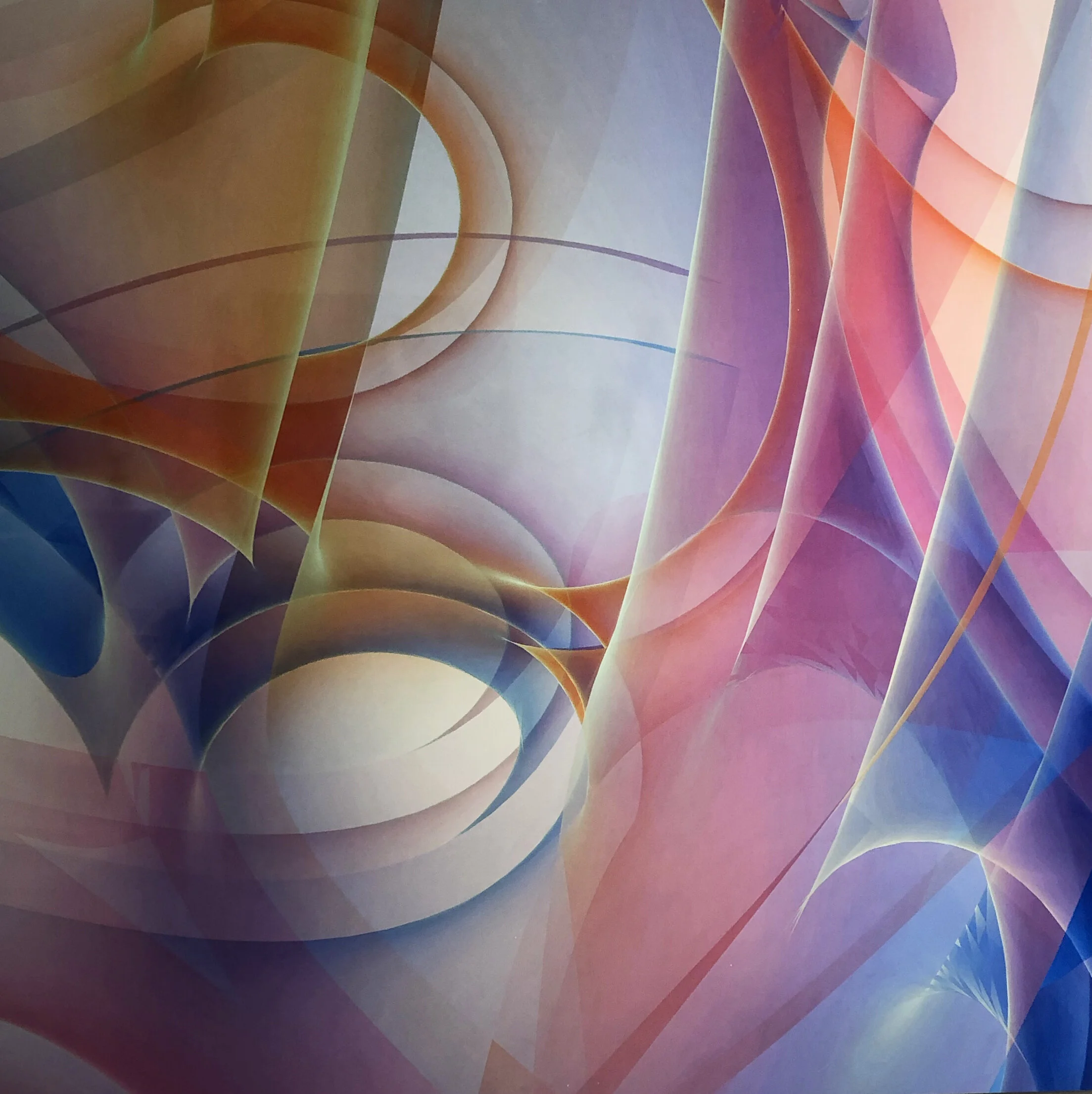 Inside Minimal Surface 3 Davide Prete 2020 Archival&nbsp;print on aluminum 24 x 24 in. Click image to enlarge ⦿ Inquire