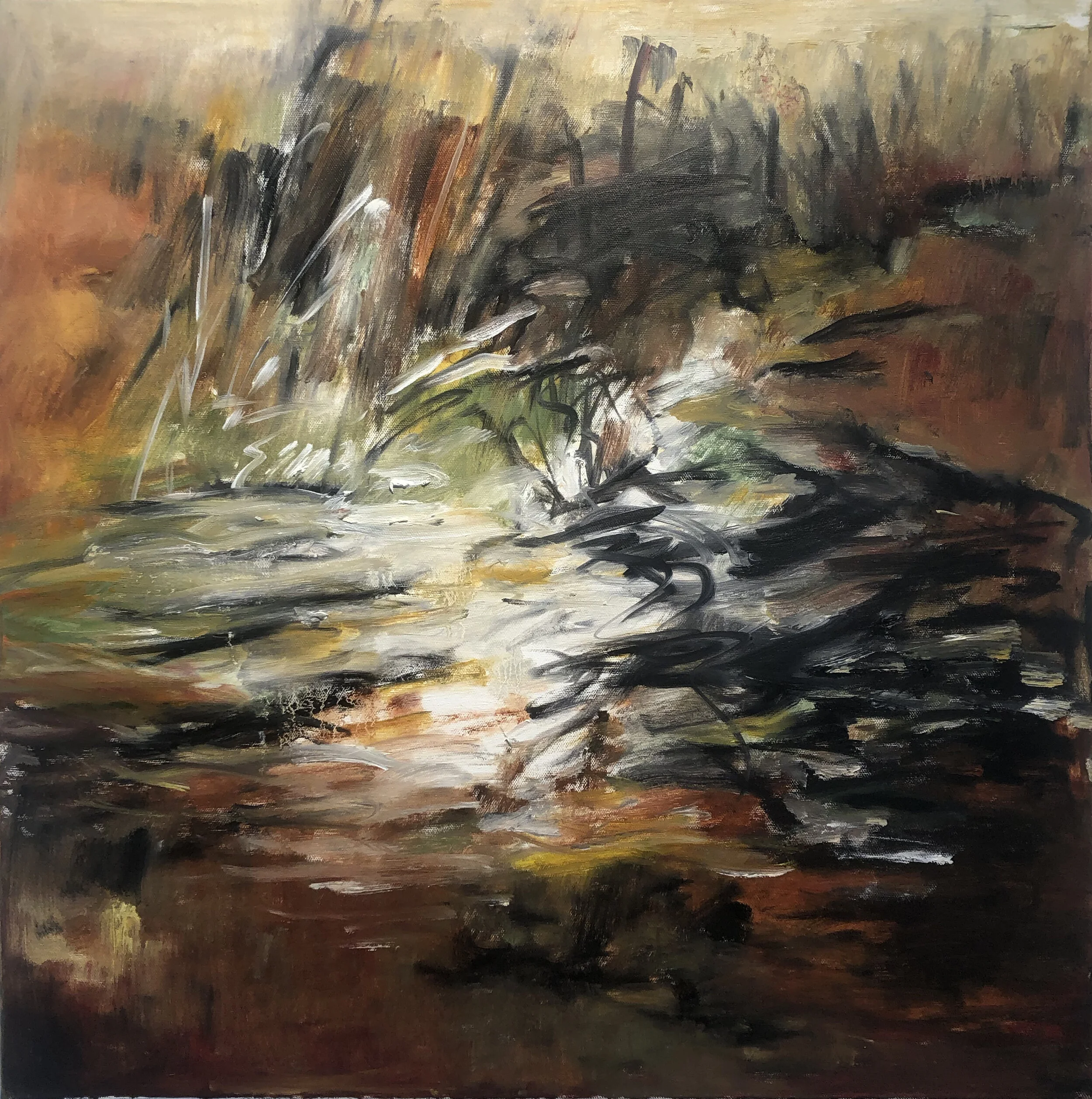 After Zao Wu Ki VI Suzanne Goldberg Oil on Canvas Click image to enlarge ⦿ Inquire
