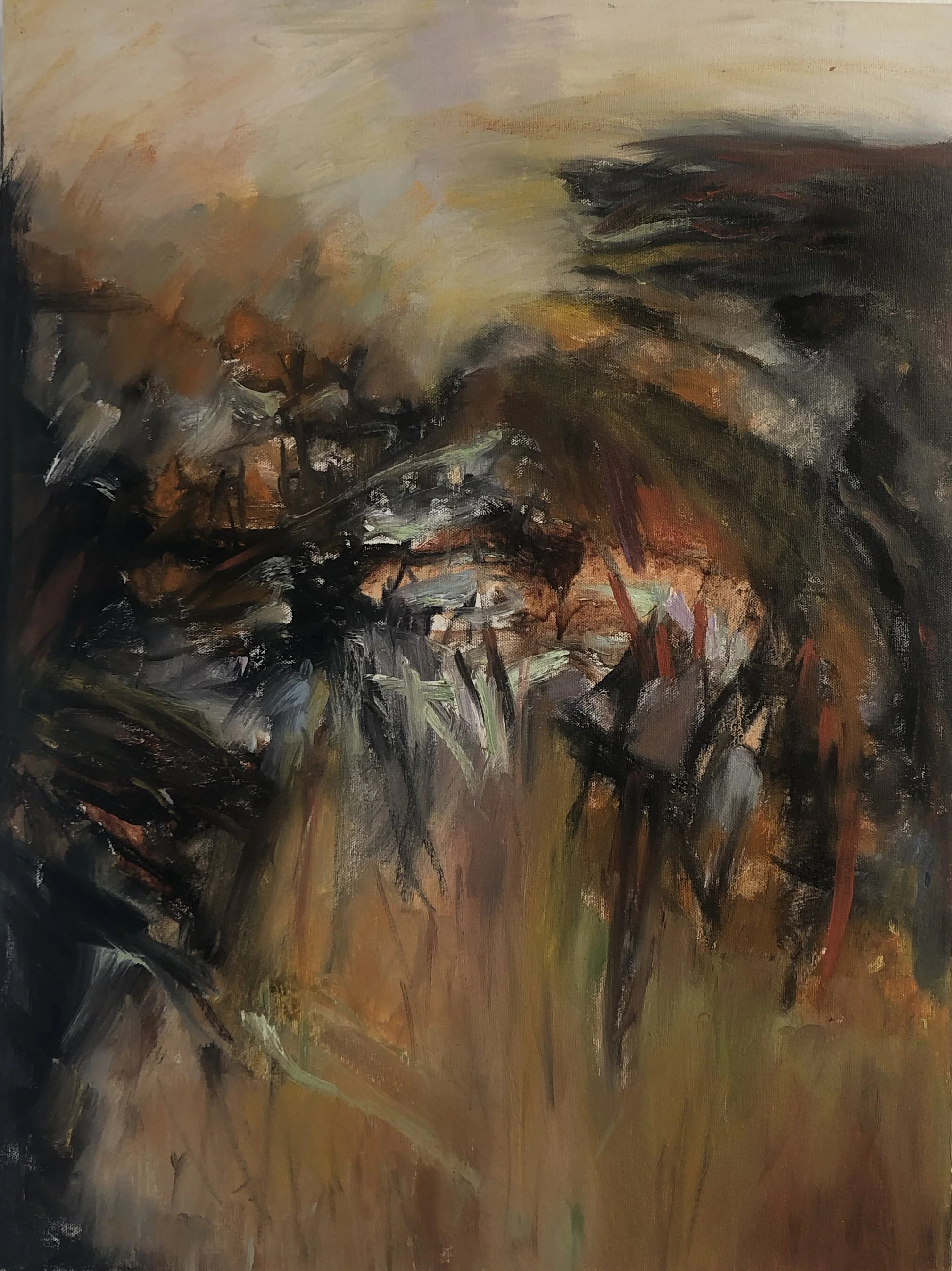 After Zao Wu Ki VII Suzanne Goldberg Oil on Canvas Click image to enlarge ⦿ Inquire