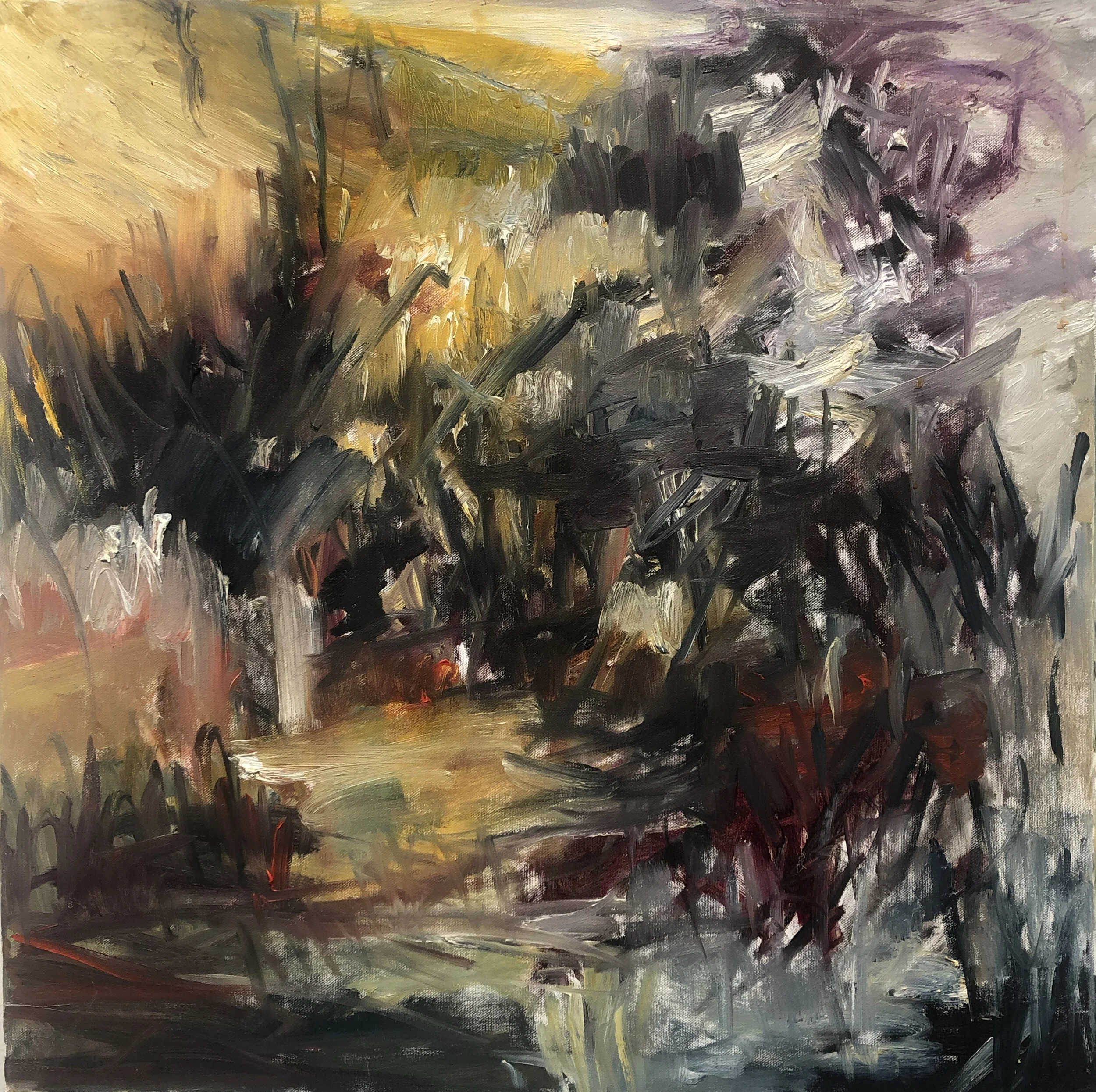 After Zao Wu Ki IX Suzanne Goldberg Oil on Canvas Click image to enlarge ⦿ Inquire