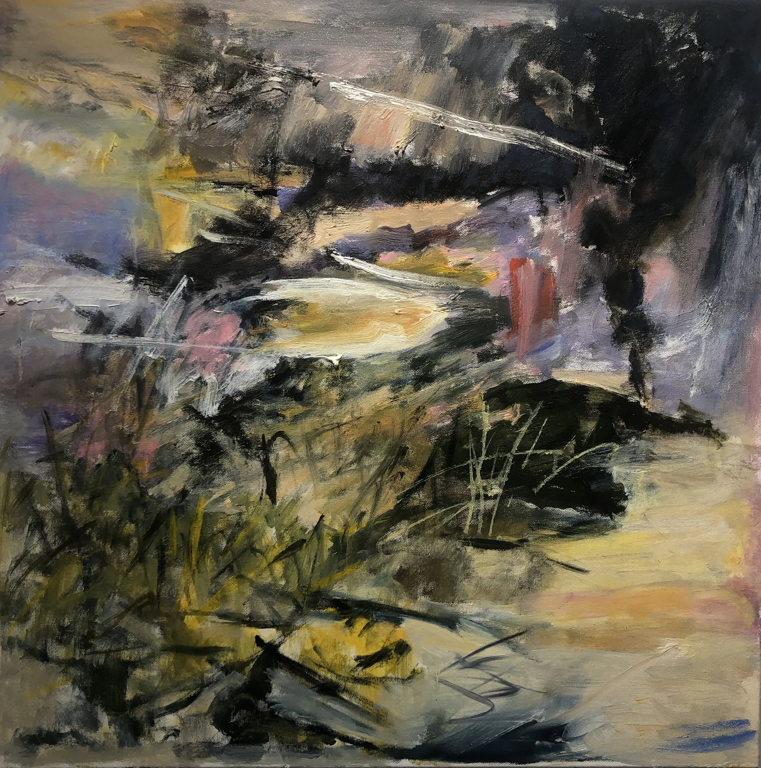 After Zao Wu Ki X Suzanne Goldberg Oil on Canvas Click image to enlarge ⦿ Inquire