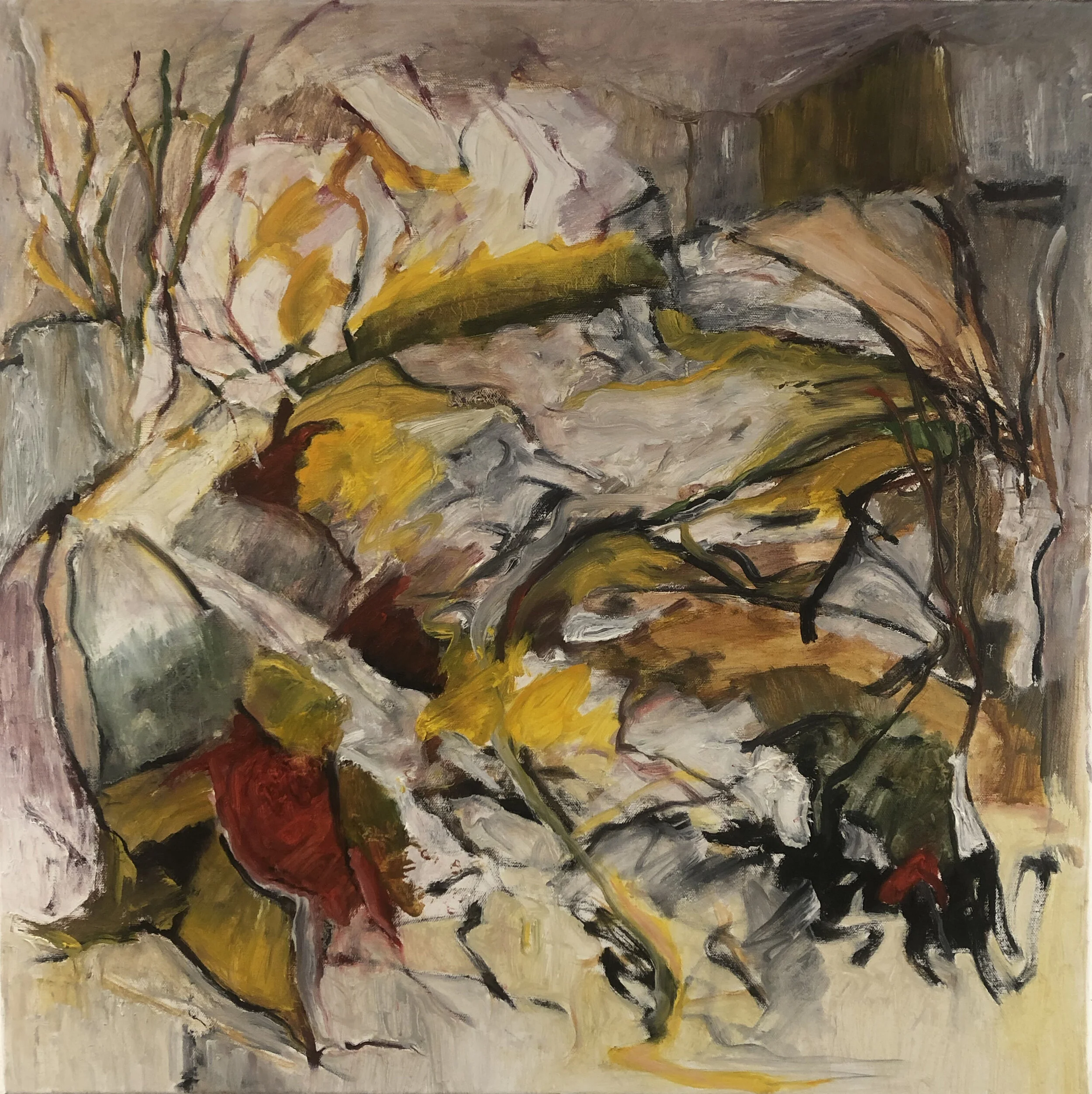 After Zao Wu Ki XV Suzanne Goldberg Oil on Canvas Click image to enlarge ⦿ Inquire