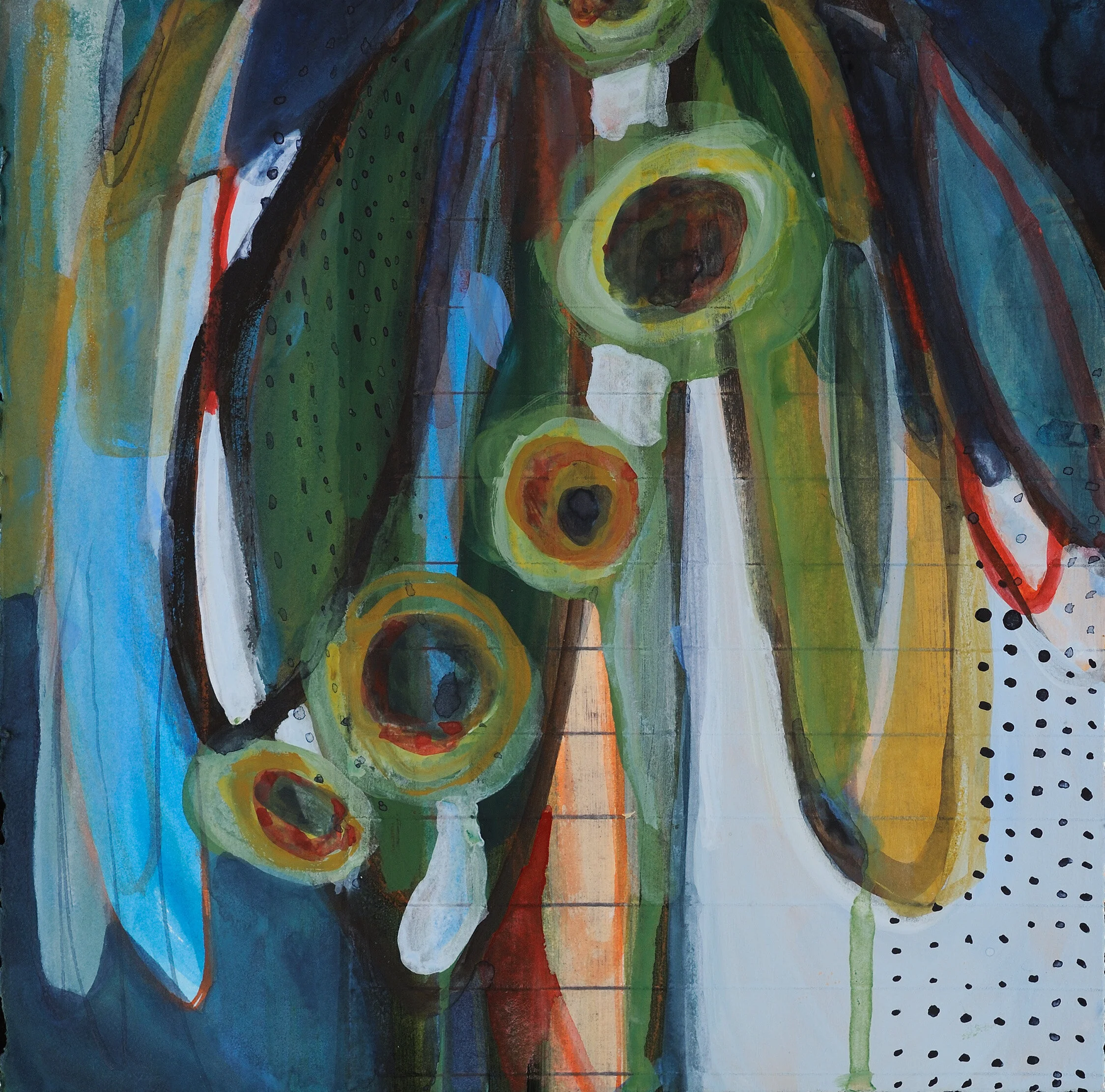 Minotaur Study Kimberley Bursic Collagraph with gouache on paper 12 x 12 in. framed (10 x 10 in. unframed) Click image to enlarge ⦿ Inquire