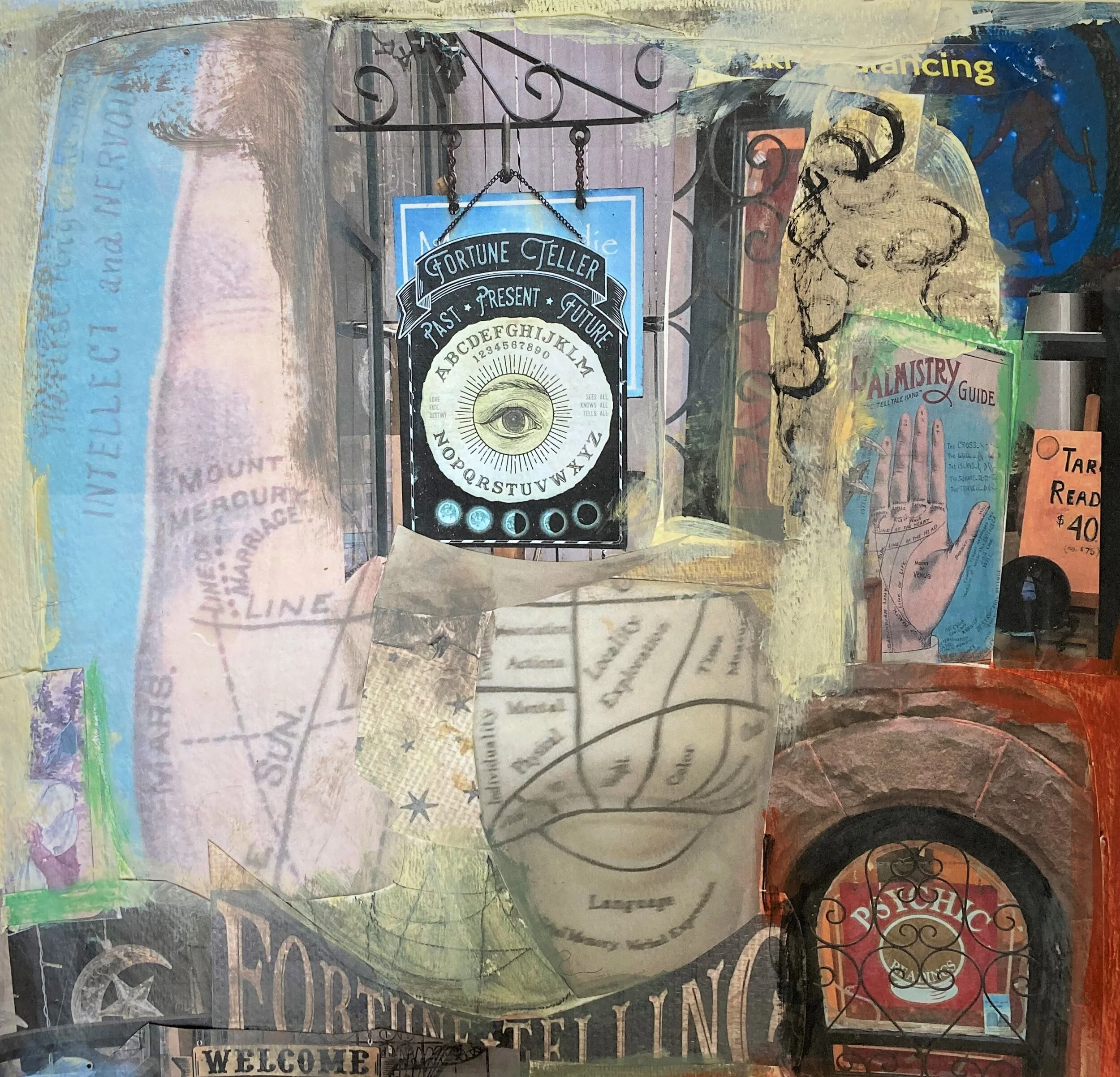 It’s in the Cards, #1 Pam Frederick Photo-collage on paper Click image to enlarge ⦿ Sold