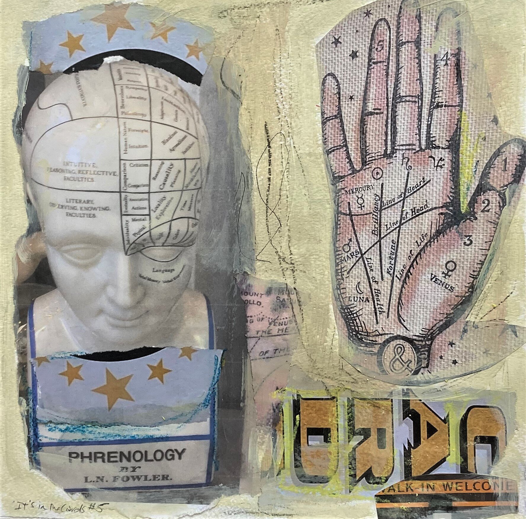 It’s in the Cards, #5 Pam Frederick Photo-collage on paper Click image to enlarge ⦿ Inquire