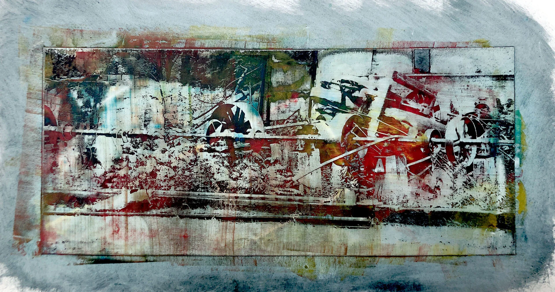 Remember Carolee Jakes Hand-pulled screenprint with embedded, pigmented wax Click image to enlarge ⦿ Inquire