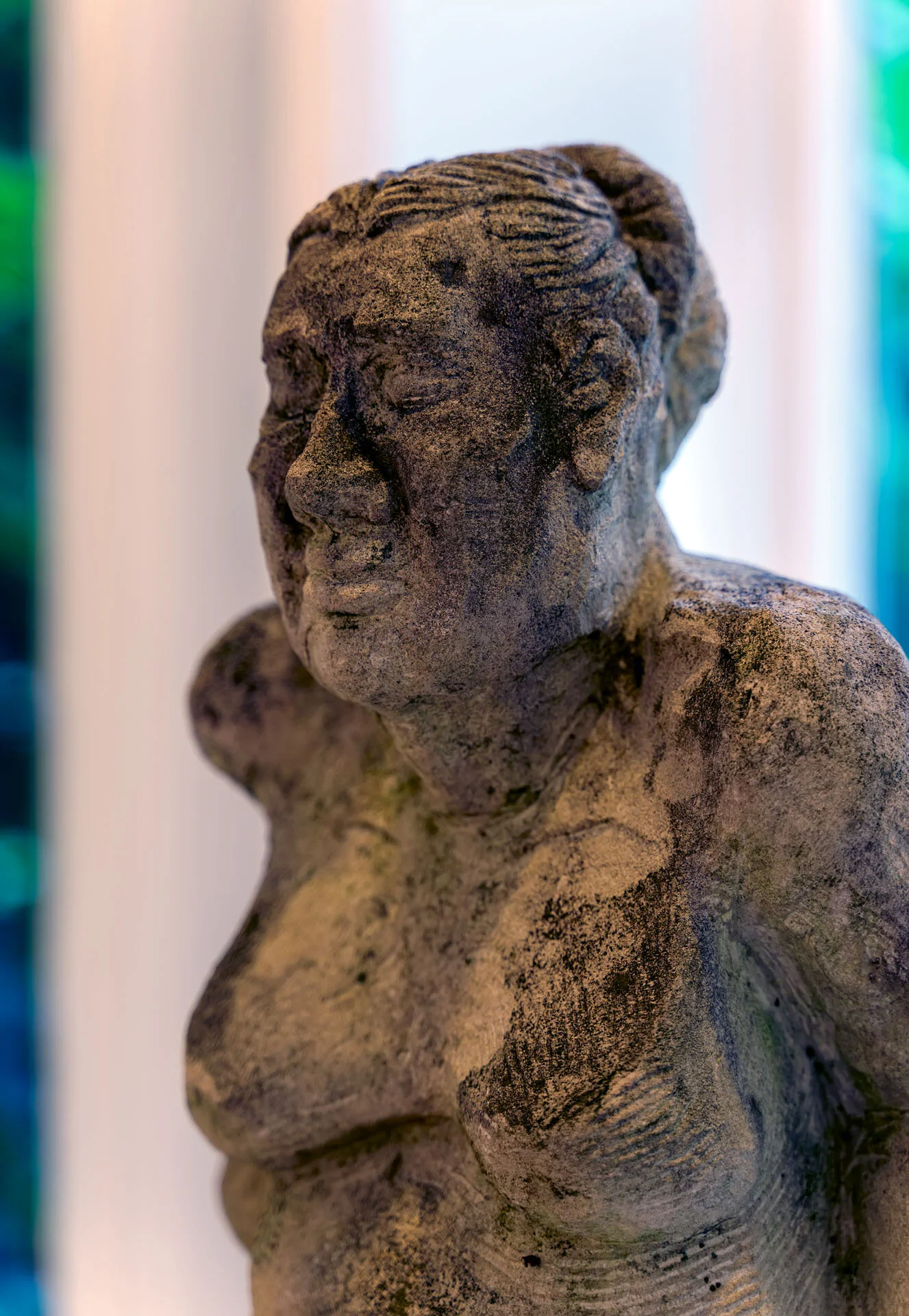 Eve Carolee Jakes Hand sculpted limestone NFS