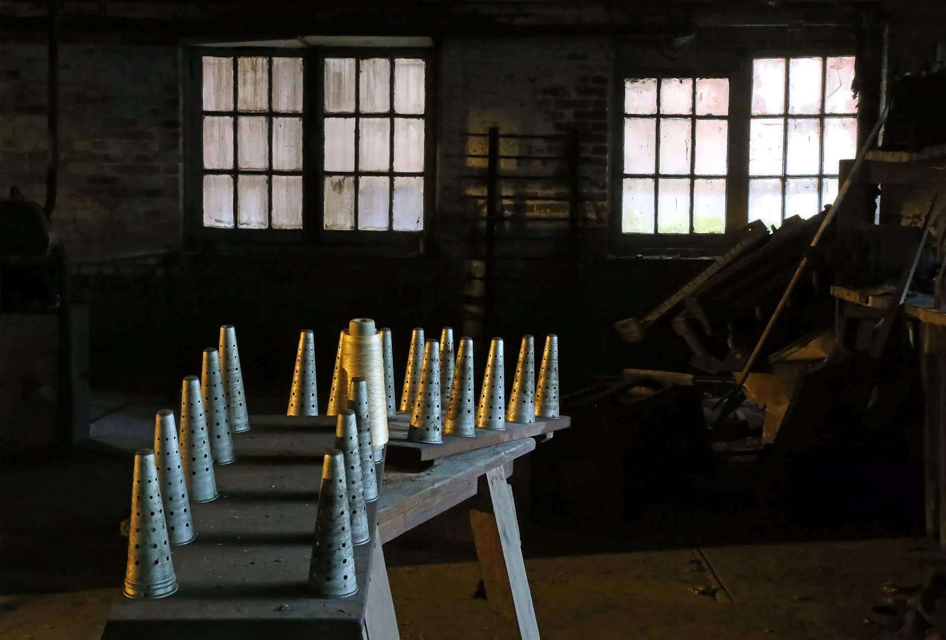 Klotz Throwing Co. Silk Mill, Lonaconing, Md. Gary Anthes Archival photograph Edition of 6, signed and numbered in margin  11 1/2 x 17 in. (unframed) Click image to enlarge ⦿ Inquire