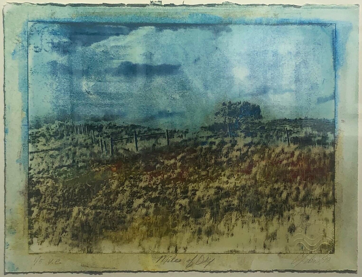 Detritus Carolee Jakes Hand-pulled screenprint with embedded, pigmented wax Click image to enlarge ⦿ Inquire