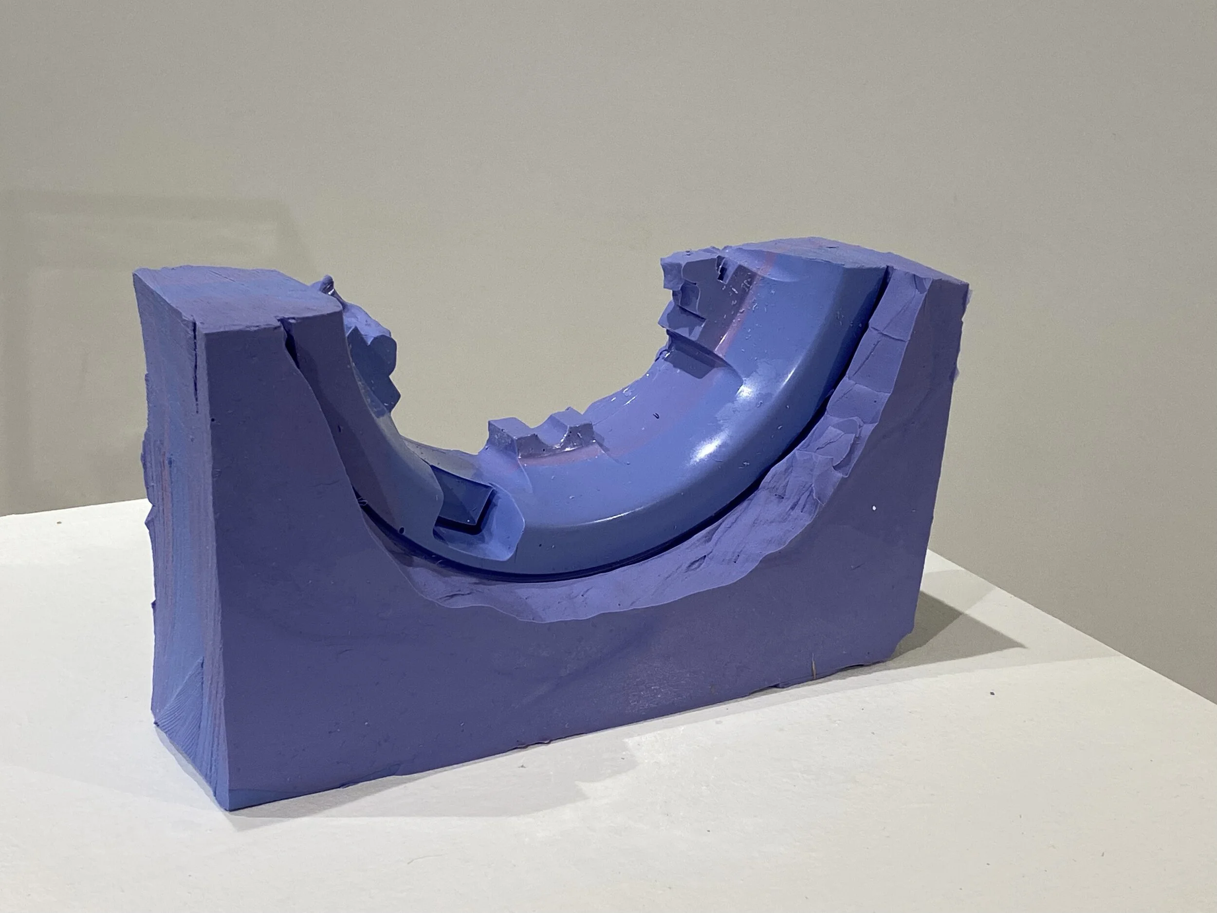 Homage to a wheel rim II Silicone 6 1/2 x 11 x 3 1/4 in. Click image to enlarge