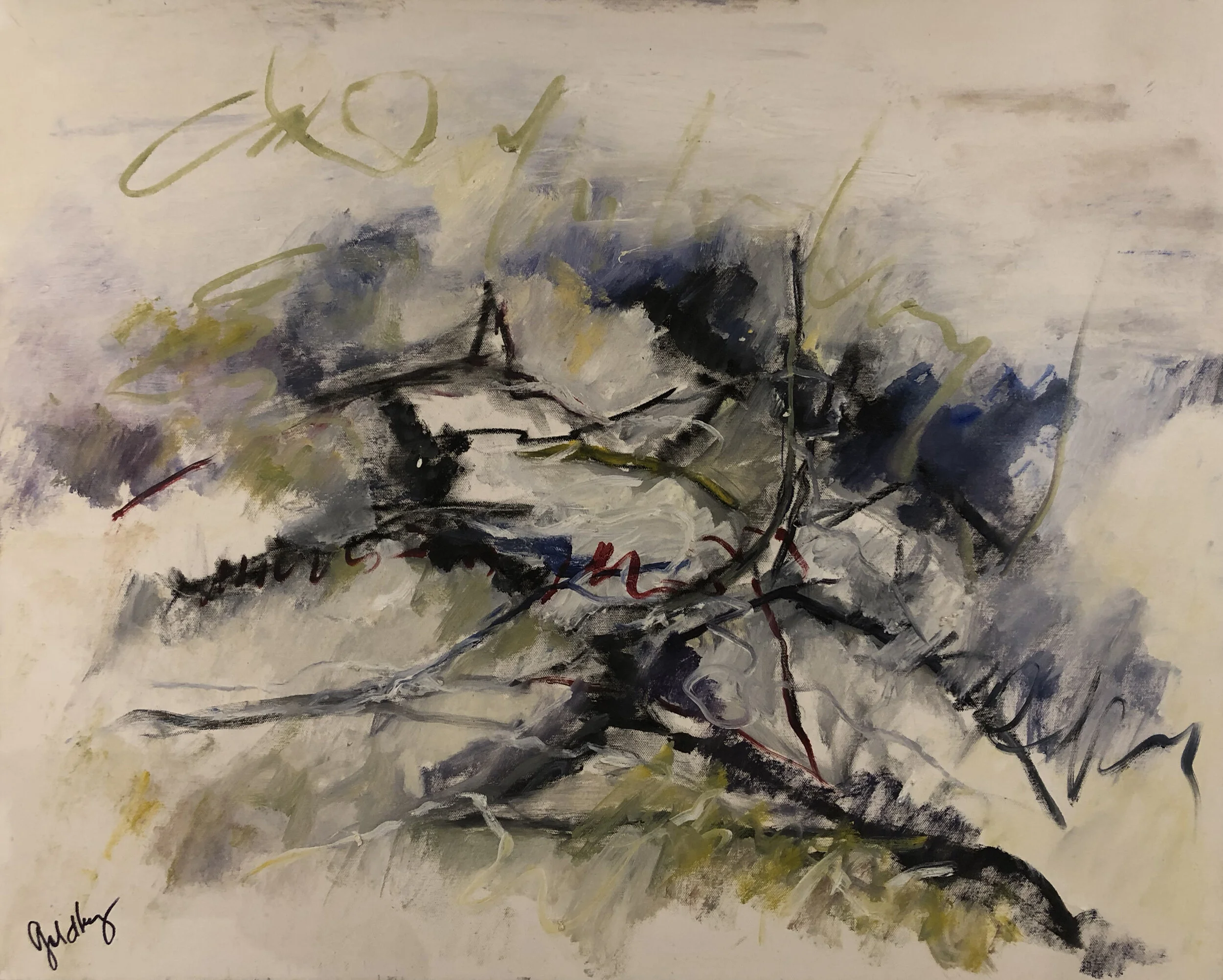 Winterflow Suzanne Goldberg Oil on canvas $1000 Click image to enlarge ⦿ Inquire