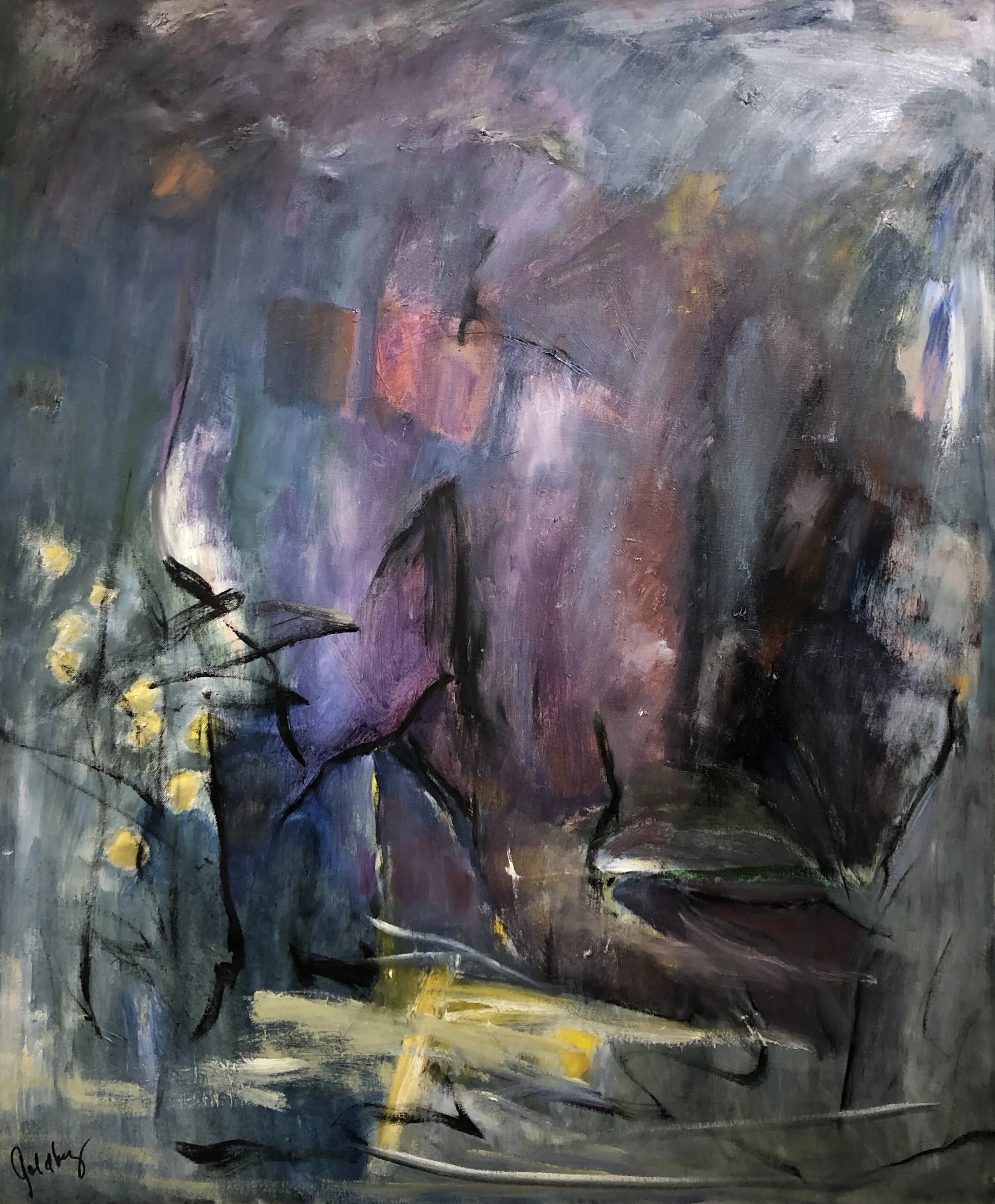 Wanderings Suzanne Goldberg Oil on canvas $1000 Click image to enlarge ⦿ Inquire