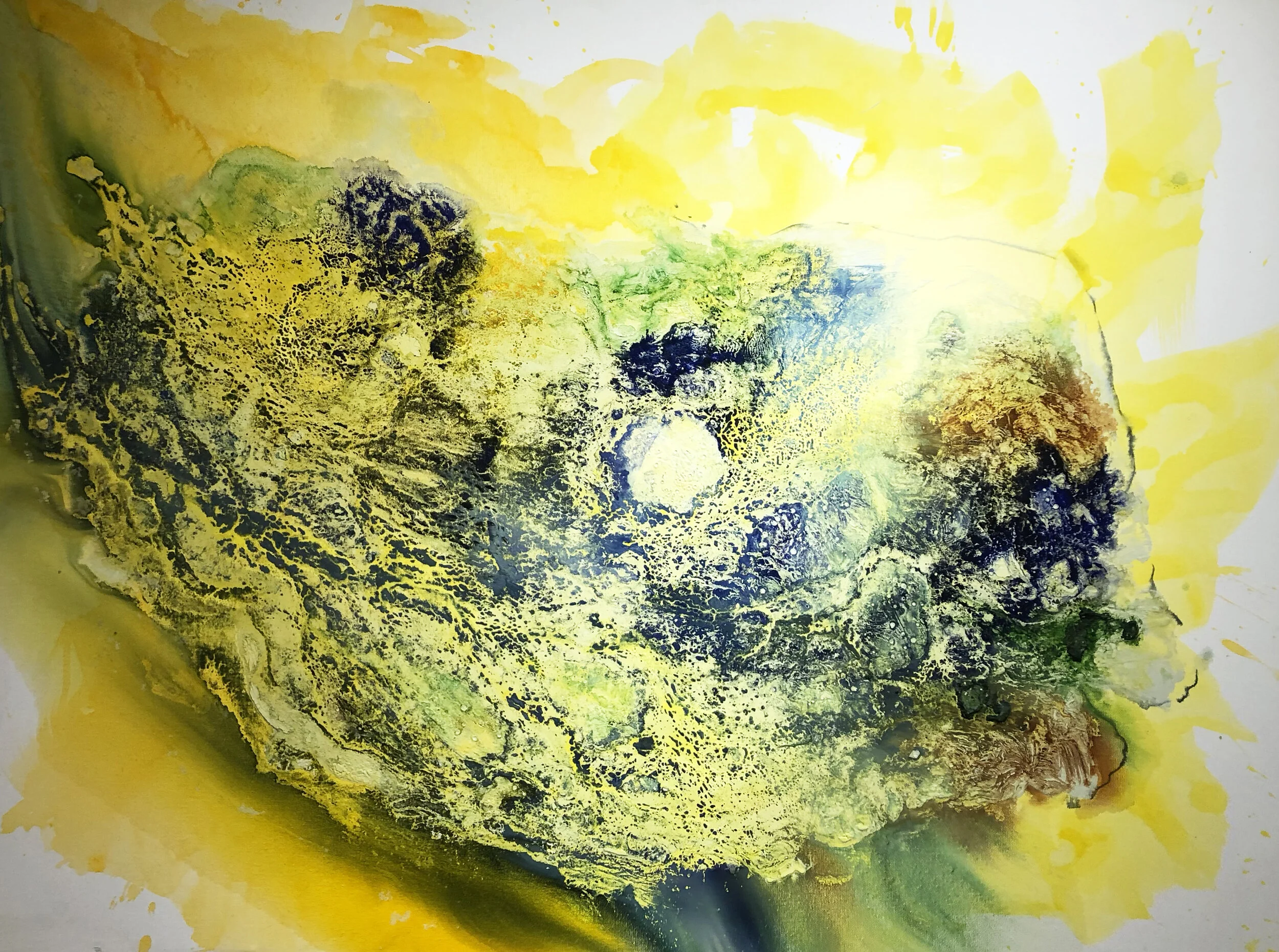 Hupper Island #2 Kathryn Camicia Latex, oil, and flashe on canvas 36 x 48 inches Click image to enlarge ⦿ Sold