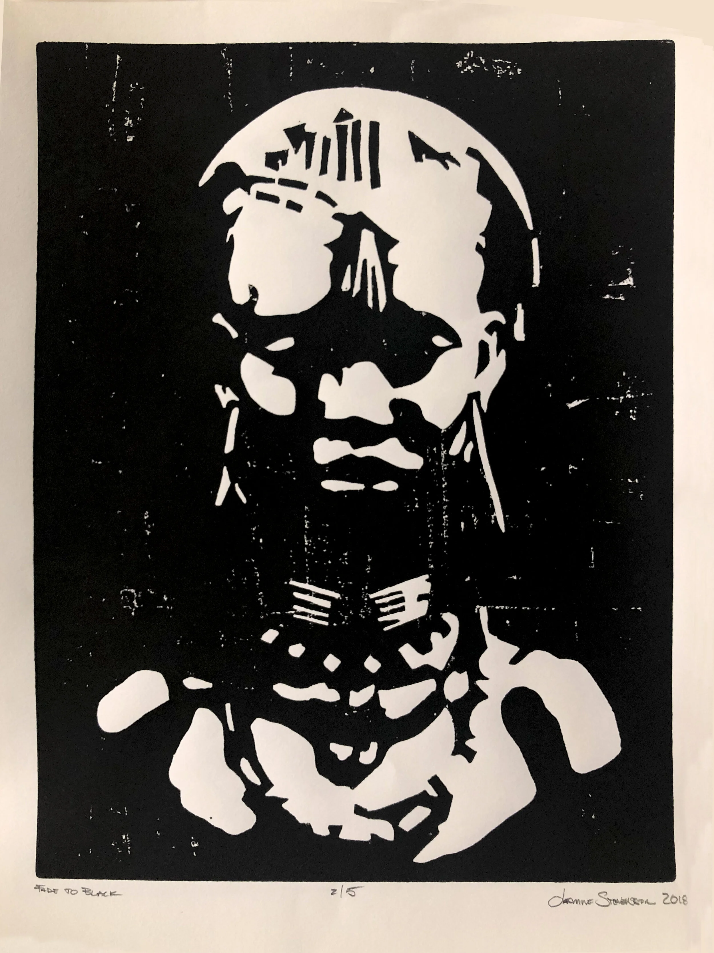 Fade to Black Jasmine Aryca Stevenson Ink on paper 10 x 13 in. (15 x 19 in. Framed) $460 Click image to enlarge ⦿ Inquire