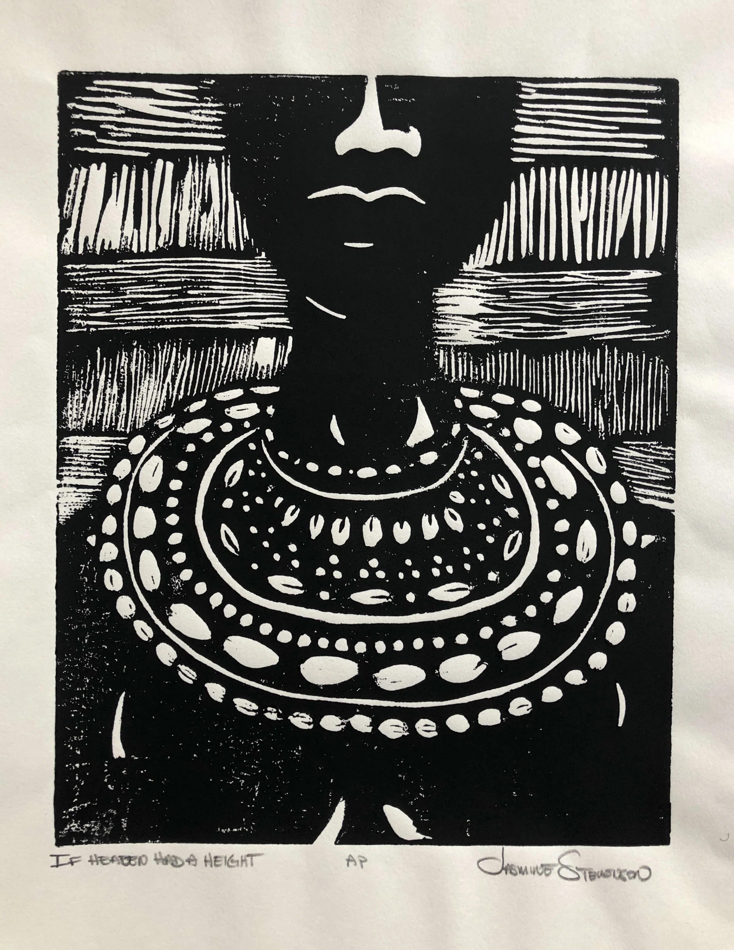 Woman/If Heaven Had A Height Jasmine Aryca Stevenson Ink on paper 9 x 11 in. (13 x 17 in. Framed) $520 Click image to enlarge ⦿ Inquire