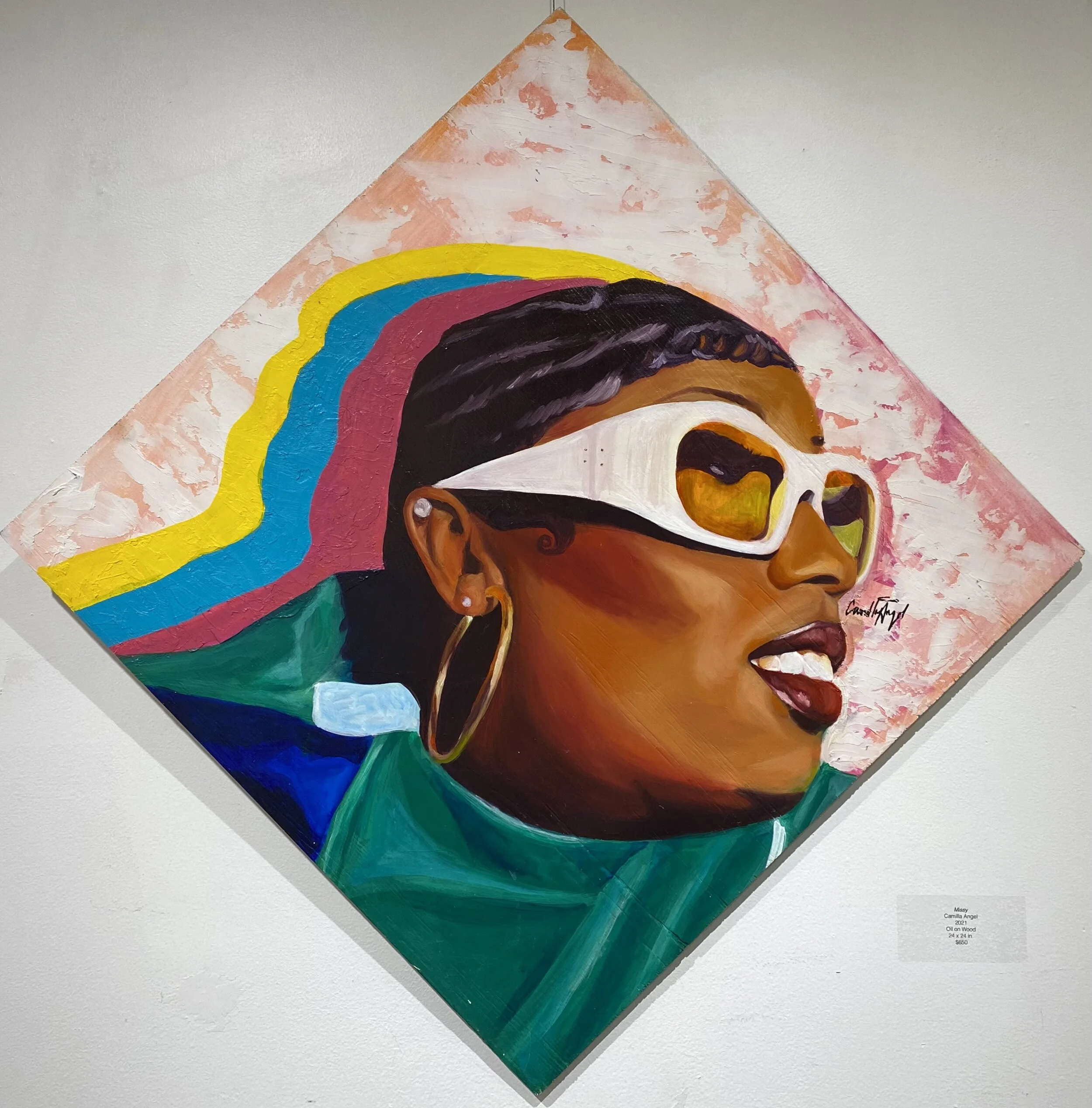 Missy Camilla Angel Oil on wood 24 x 24 in. $650 Click image to enlarge ⦿ Inquire