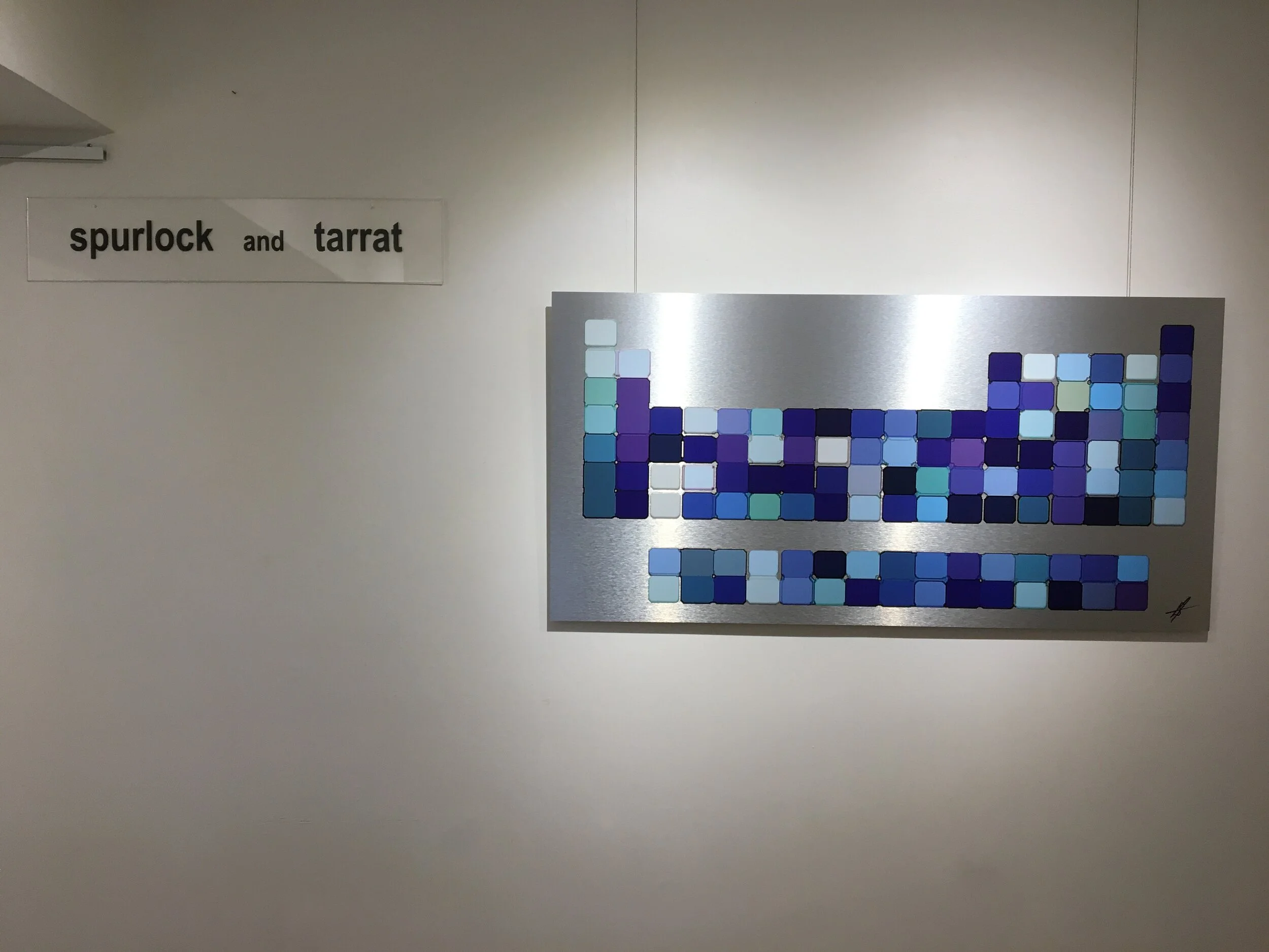 Installation view of “Periodic Table for a Blue Universe” Click image to enlarge ⦿ Inquire