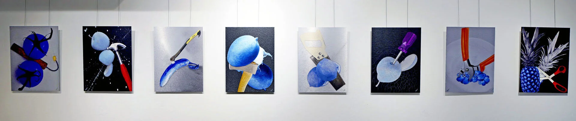 Installation view of “Fraught Fruit”  Click image to enlarge ⦿ Inquire