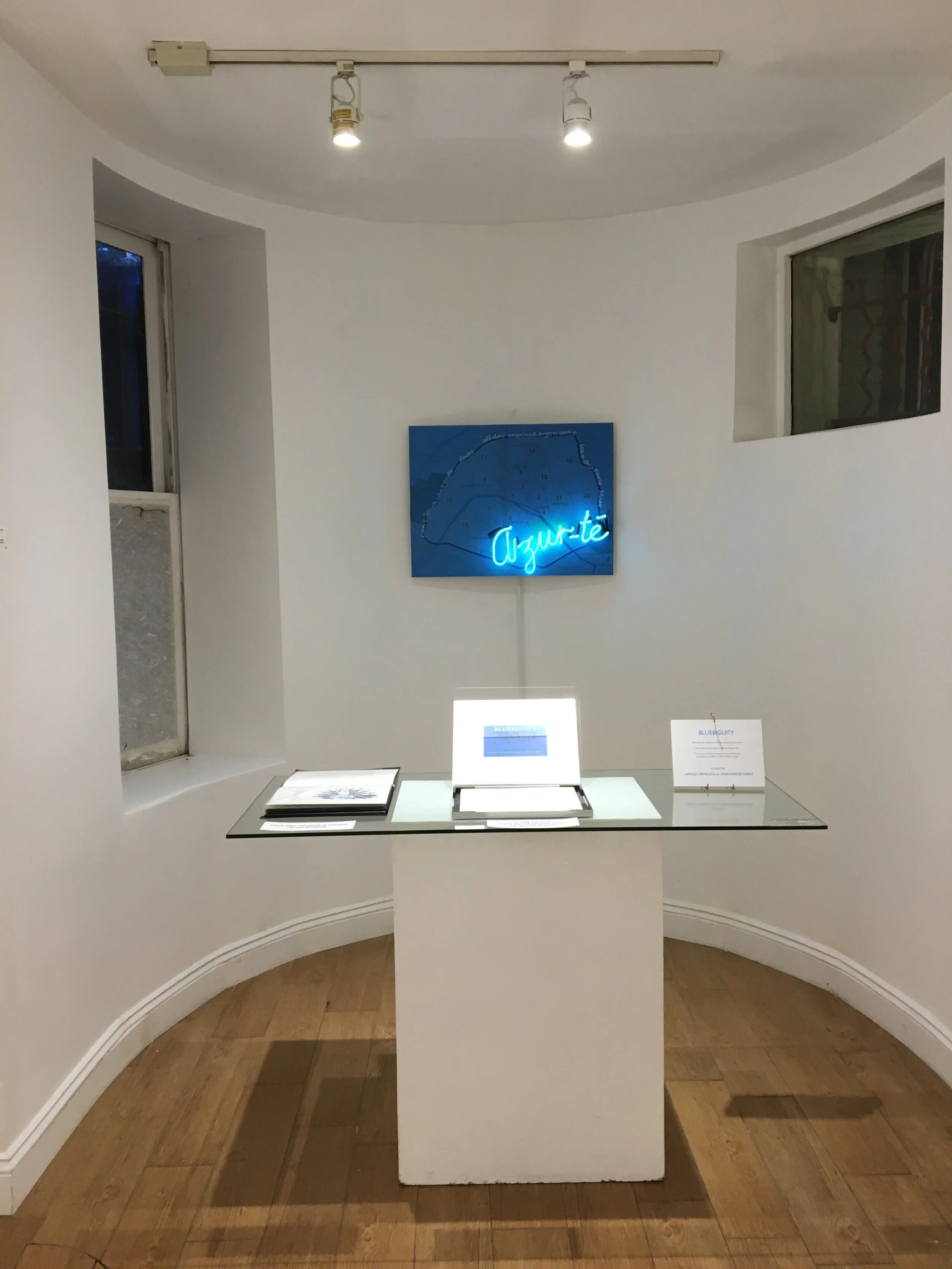 Installation view of “Paris Blues” and “BLUEBIGUITY” Folio Click image to enlarge ⦿ Inquire