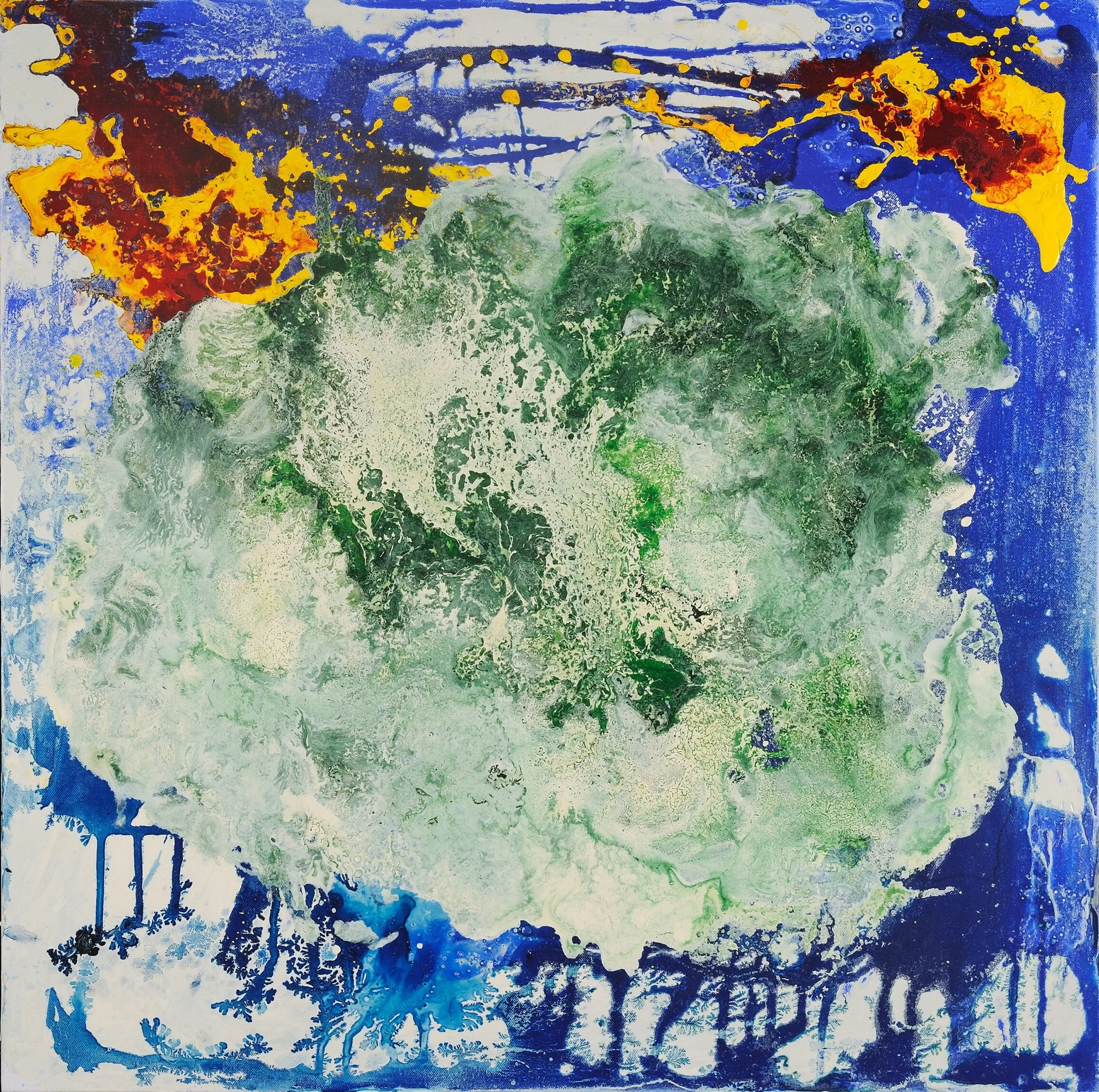 Untitled #6 Kathryn Camicia Latex, oil, and flashe on canvas 30 x 30 inches $400 Click image to enlarge ⦿ Inquire