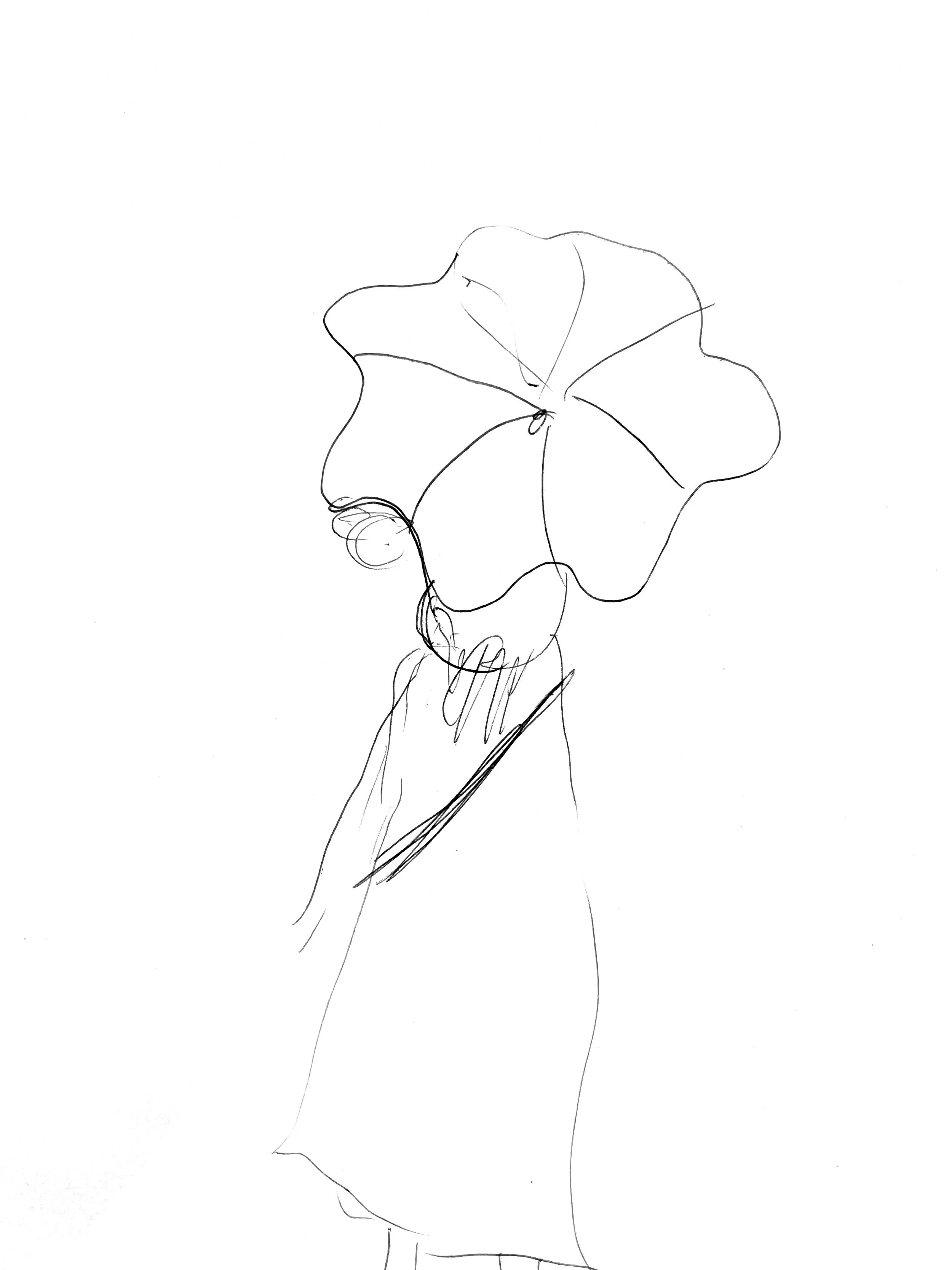 A Woman with an Umbrella