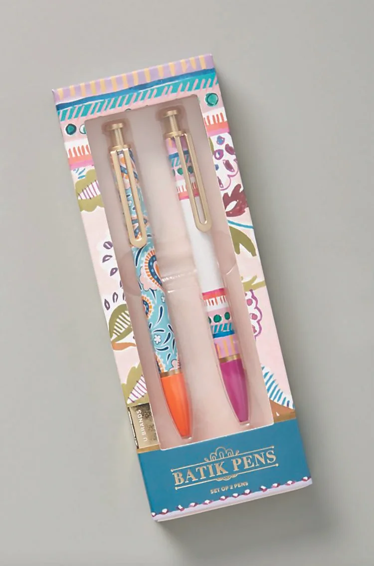 Anthropologie Batik Pens