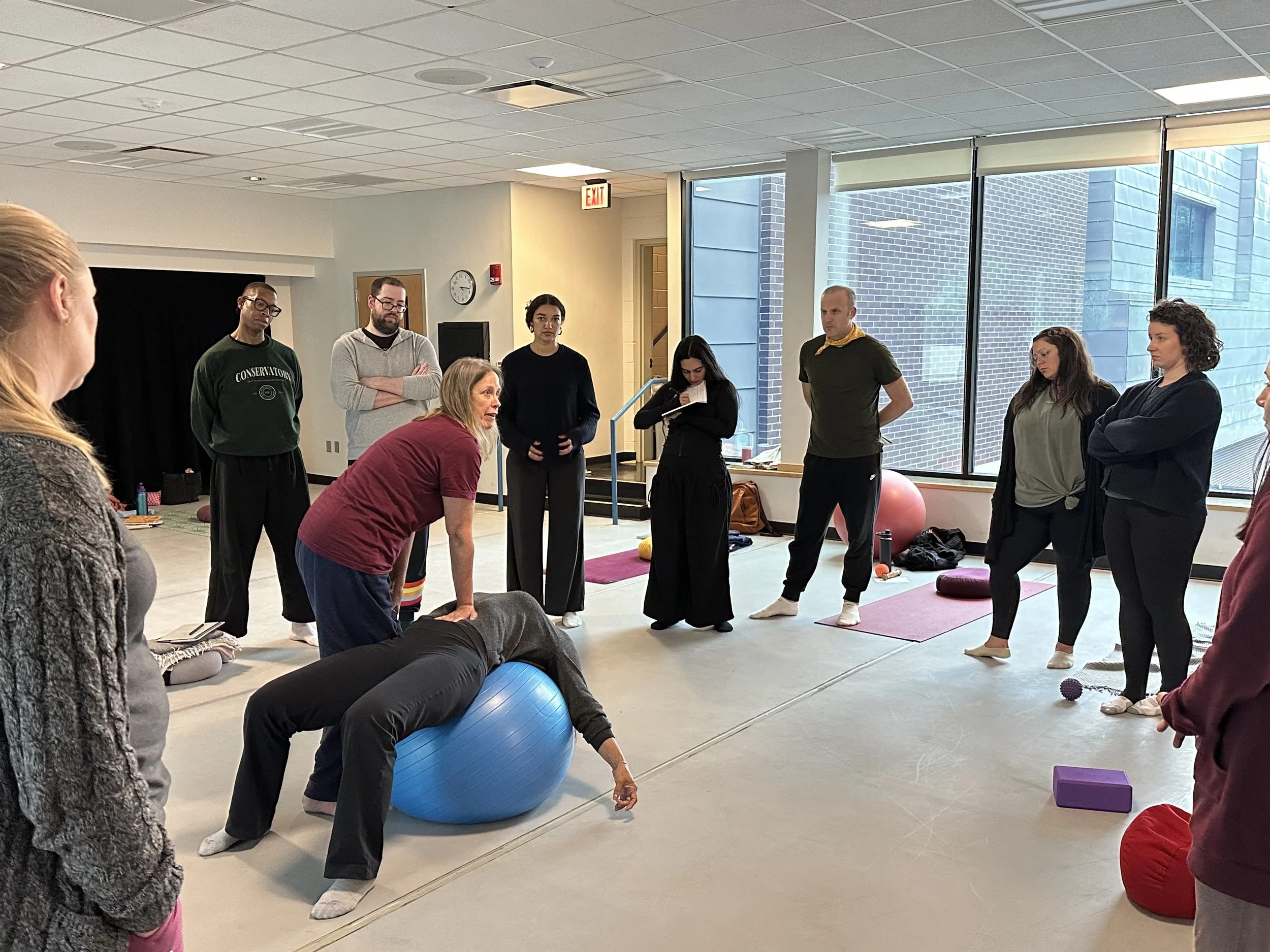 Ball Work - Deep Release Abdominal Clock - Group