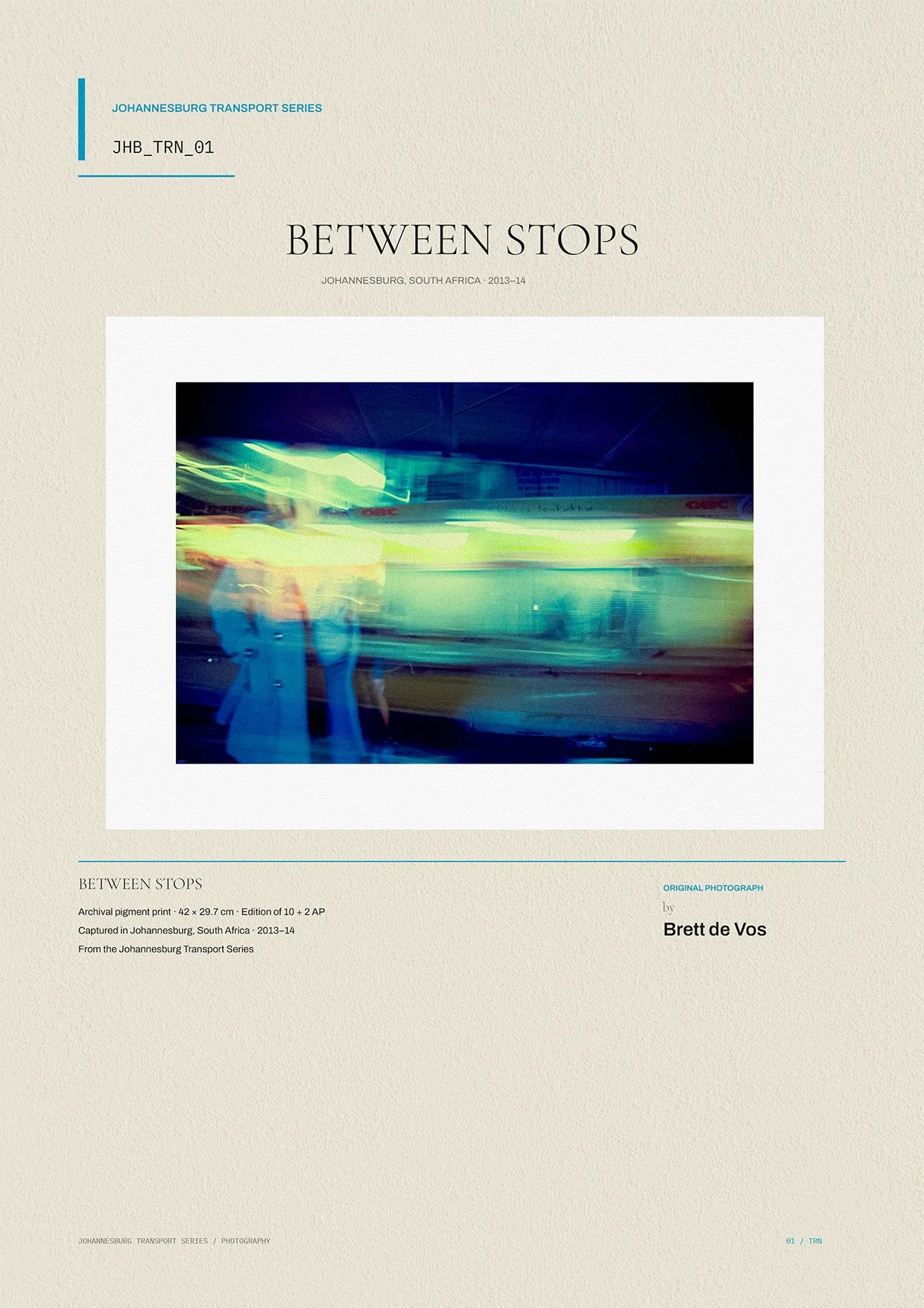 Johannesburg Transport — Between Stops