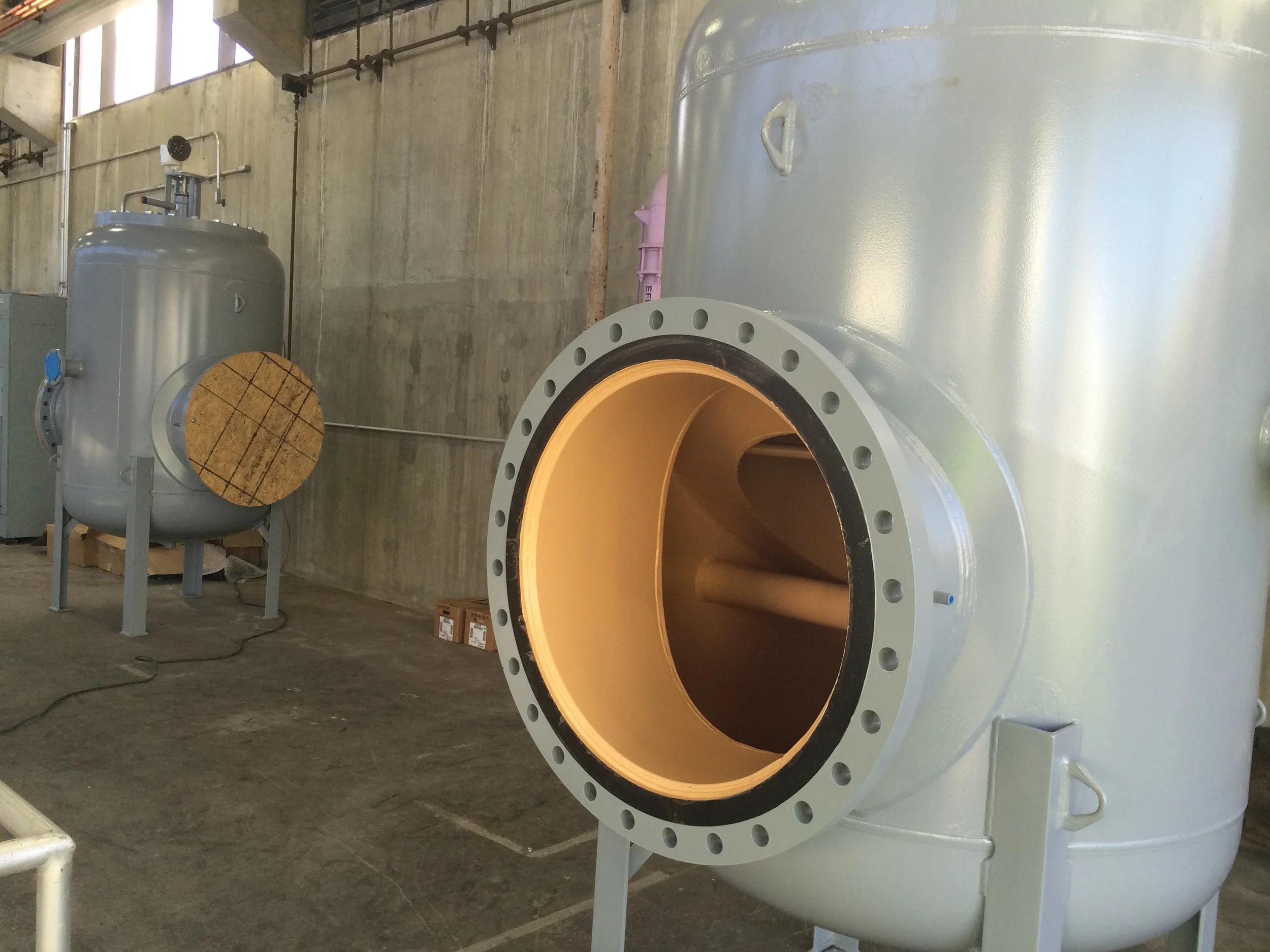 Howard F Curran AWTP Effluent Water Strainers Replacement