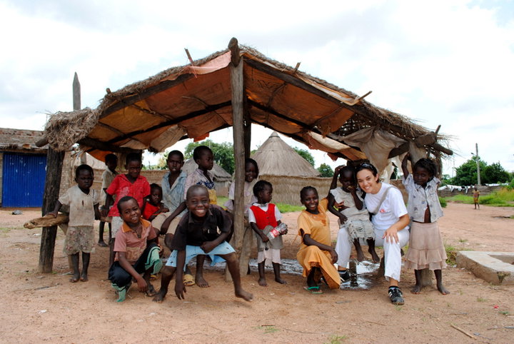 The kids in my first mission in South Sudan.