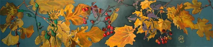 133 - Gingko, Sow Thistle, Mulberry, Deadly Nightshade, Sugar Maple - SOLD